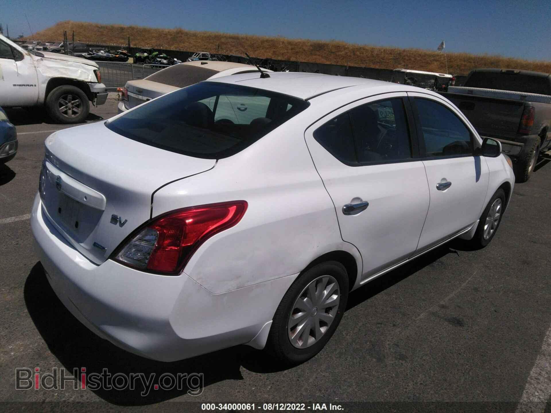 2012 NISSAN VERSA - VIN: 3N1CN7AP1CL858204 - Фото 4