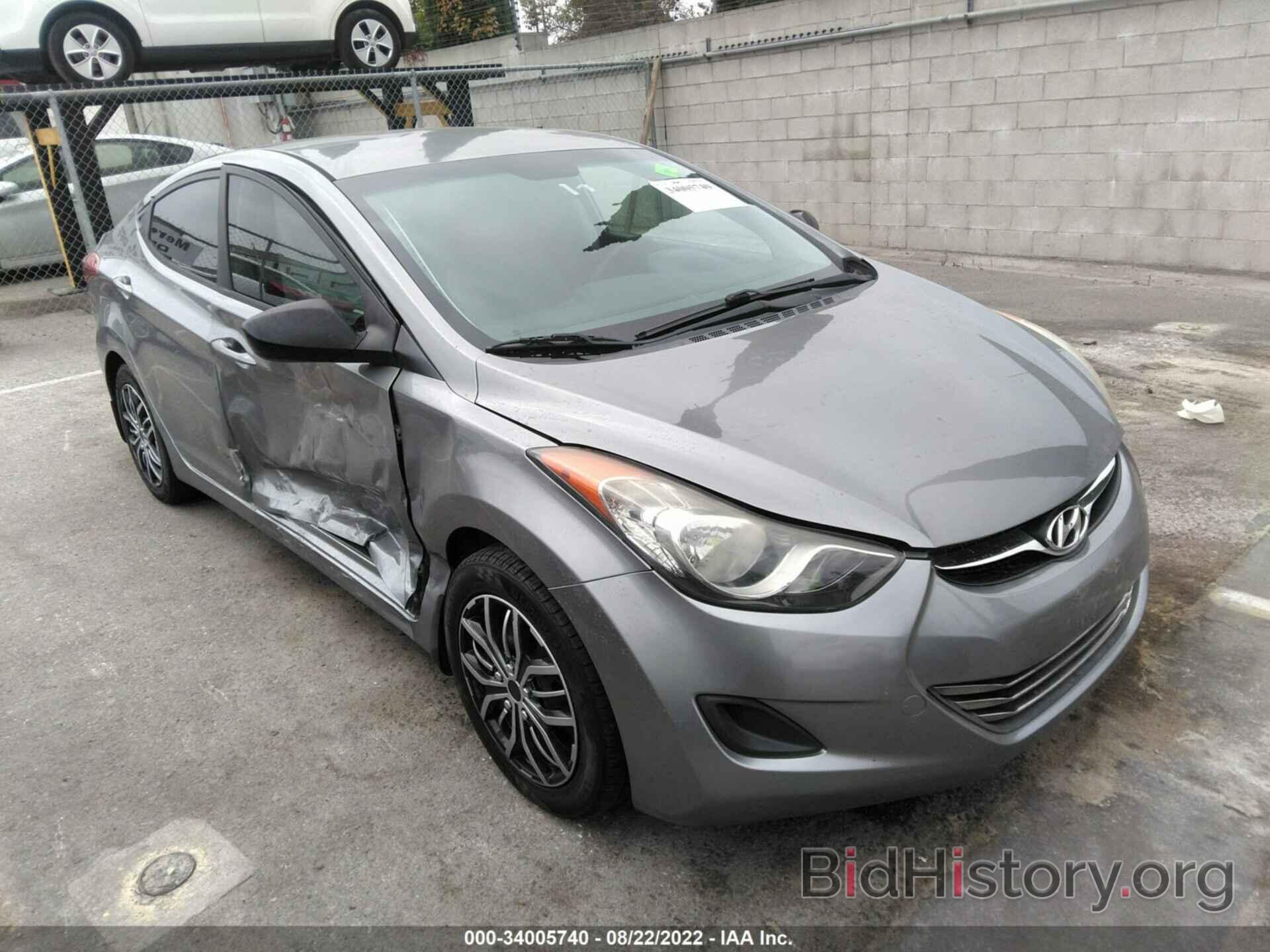 Photo KMHDH4AE4CU447175 - HYUNDAI ELANTRA 2012