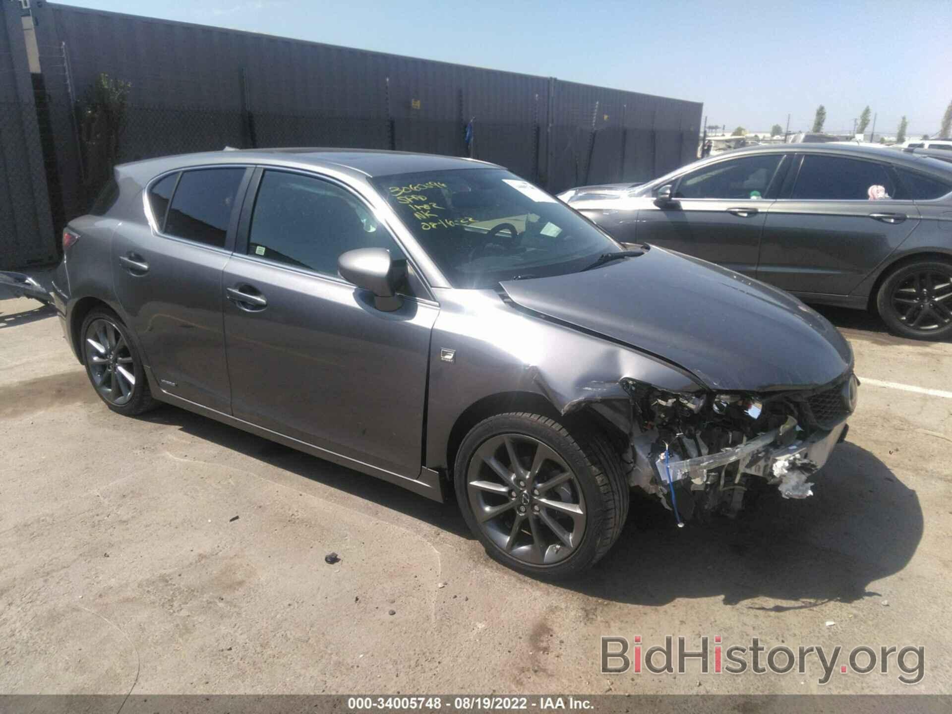 Photo JTHKD5BH0C2061532 - LEXUS CT 200H 2012