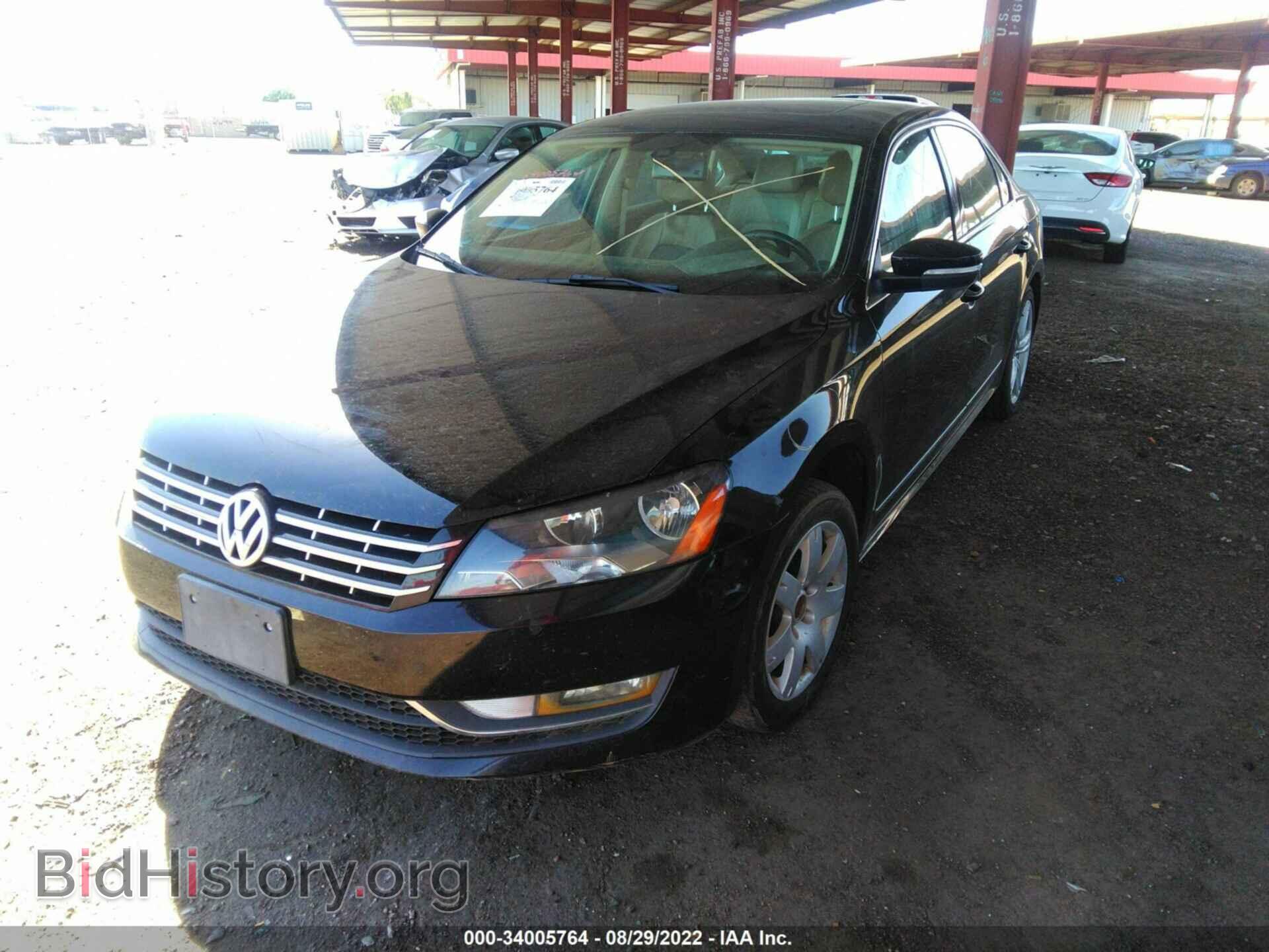 2014 VOLKSWAGEN PASSAT - VIN: 1VWCN7A36EC046502 - Фото 2