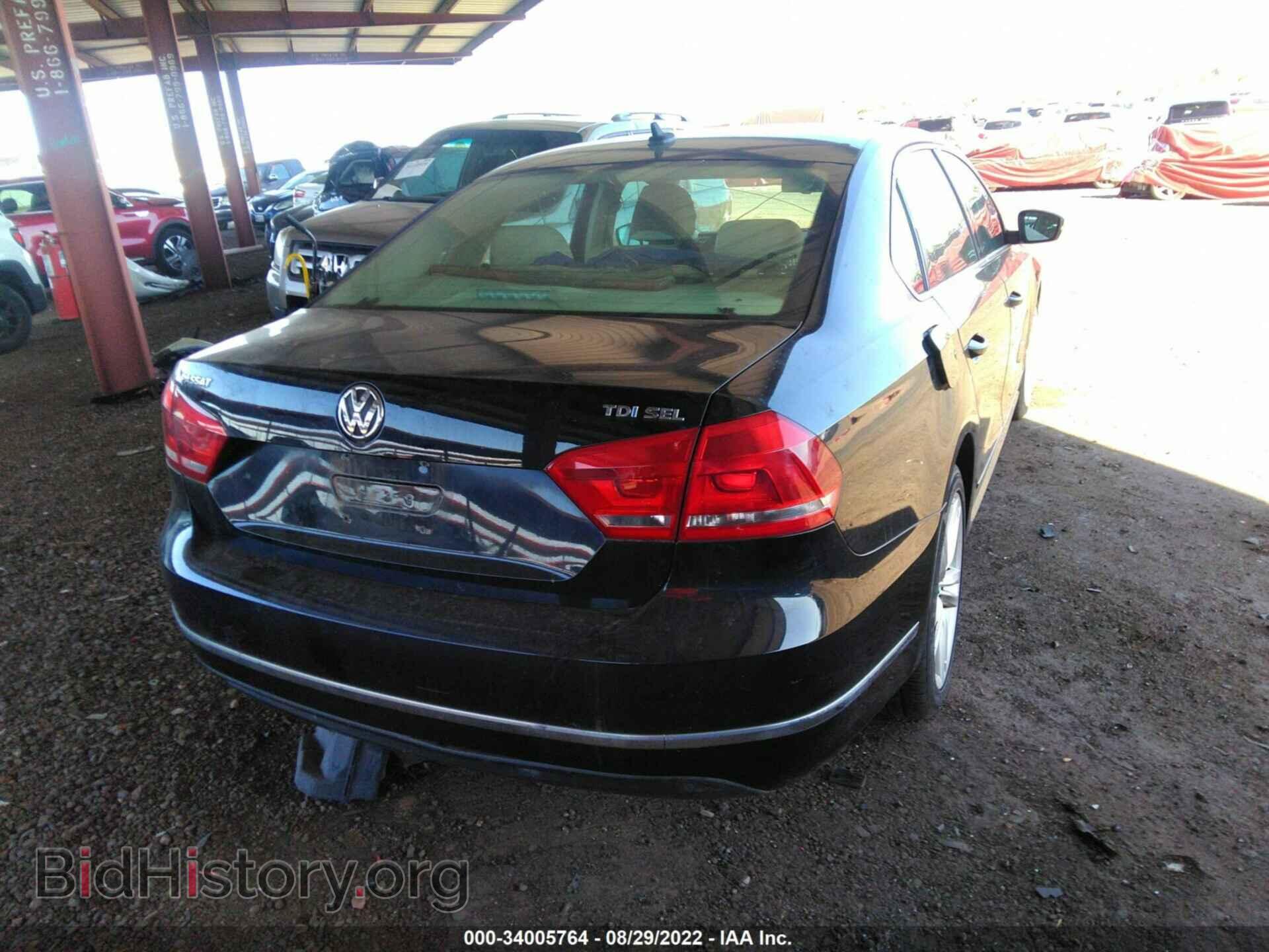 2014 VOLKSWAGEN PASSAT - VIN: 1VWCN7A36EC046502 - Фото 4