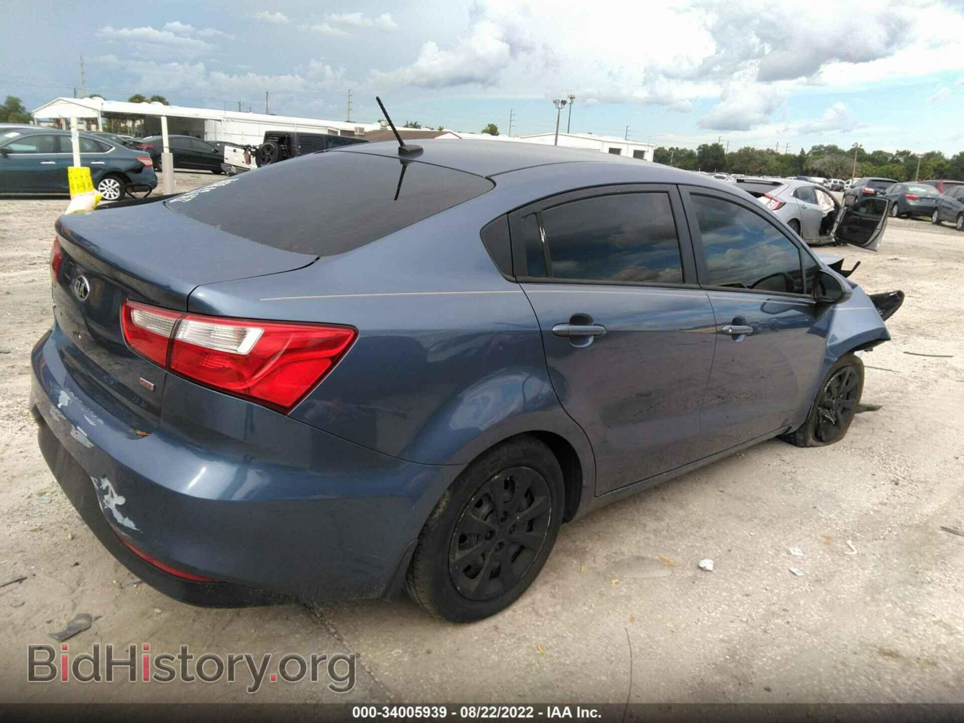 2016 KIA RIO - VIN: KNADM4A32G6650894 - Фото 4