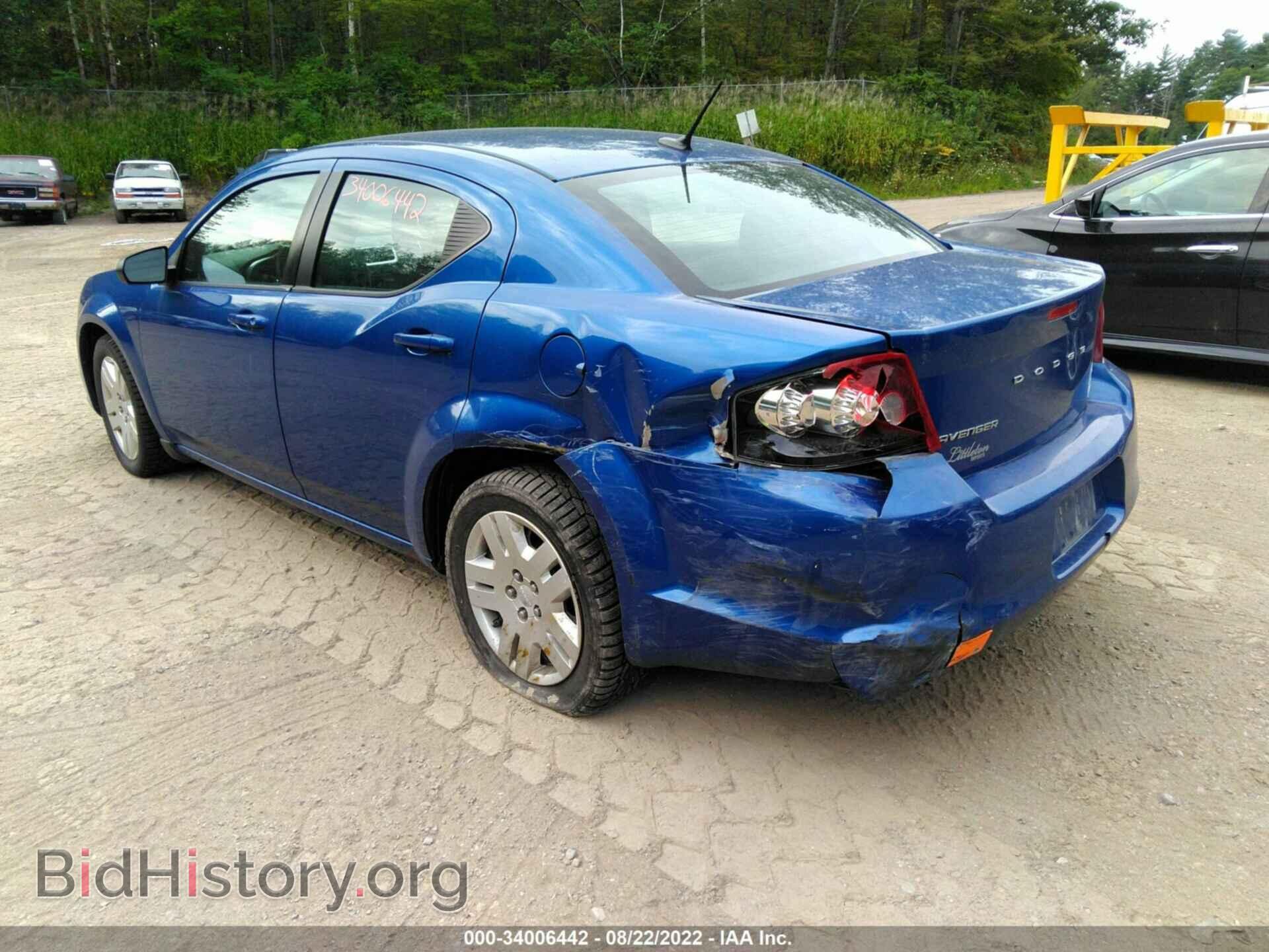 2013 DODGE AVENGER - VIN: 1C3CDZAG9DN748728 - Photo 3