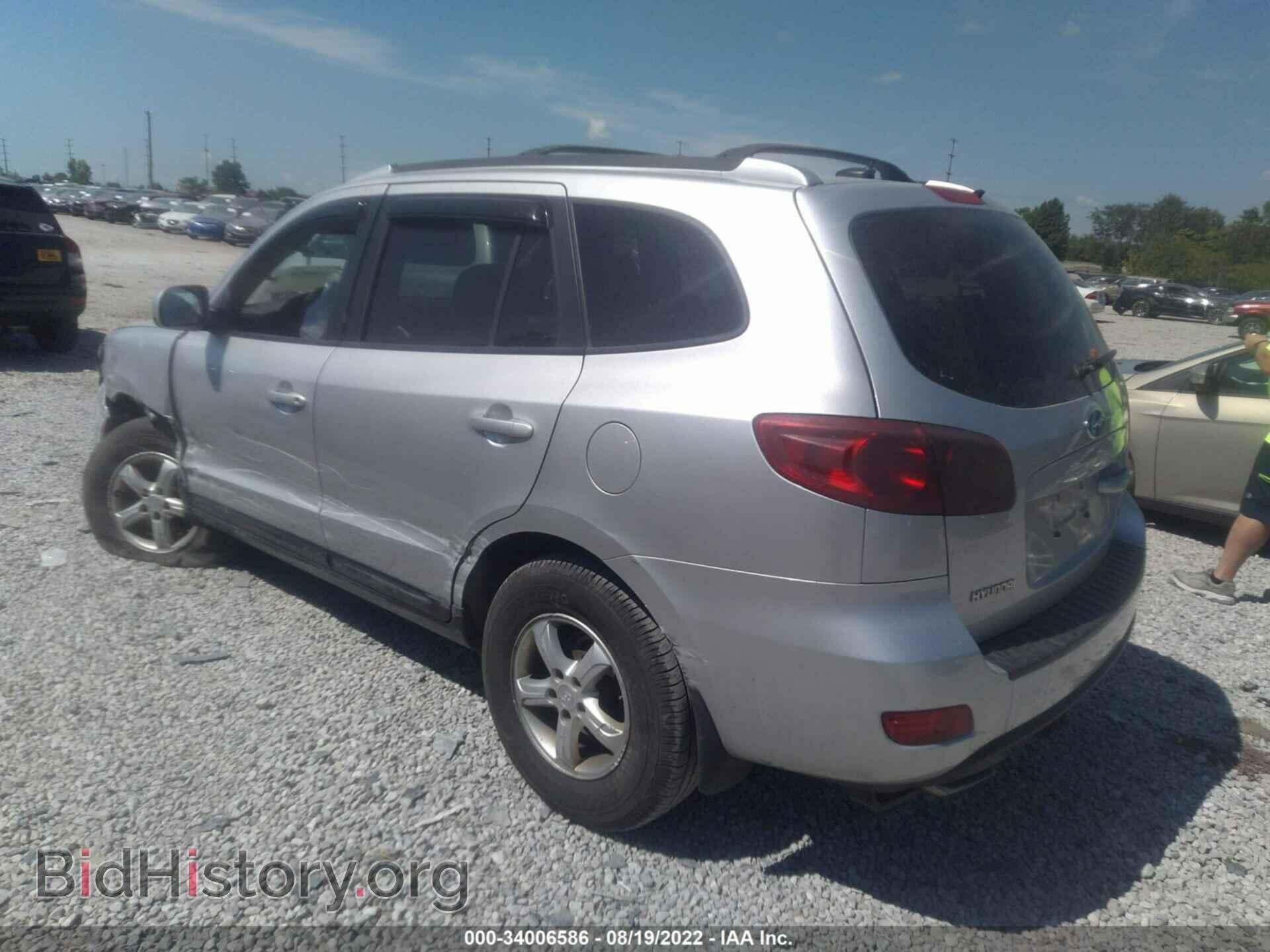 2007 HYUNDAI SANTA FE - VIN: 5NMSG13D67H081007 - Фото 3