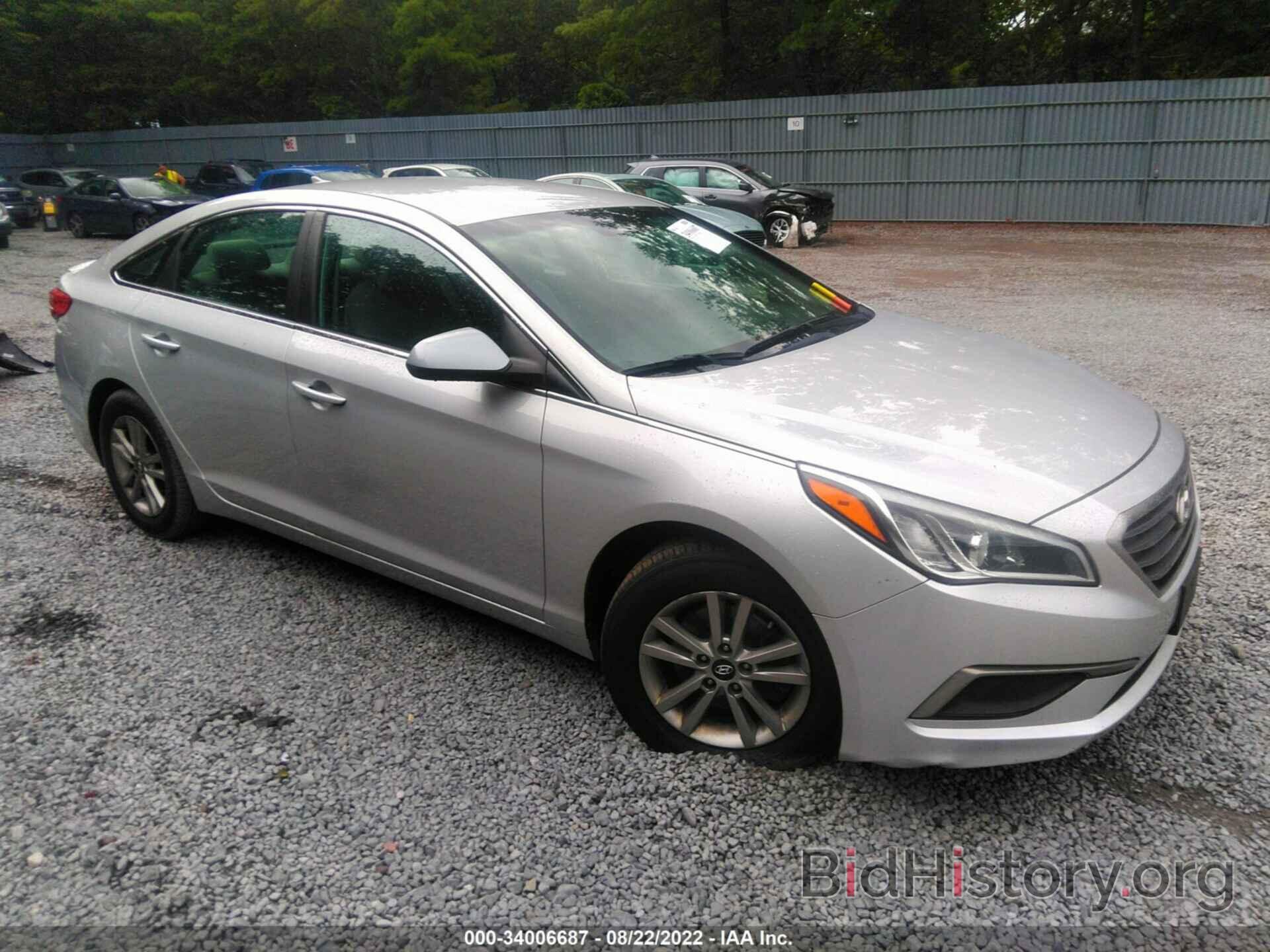 Photo 5NPE24AFXGH373165 - HYUNDAI SONATA 2016