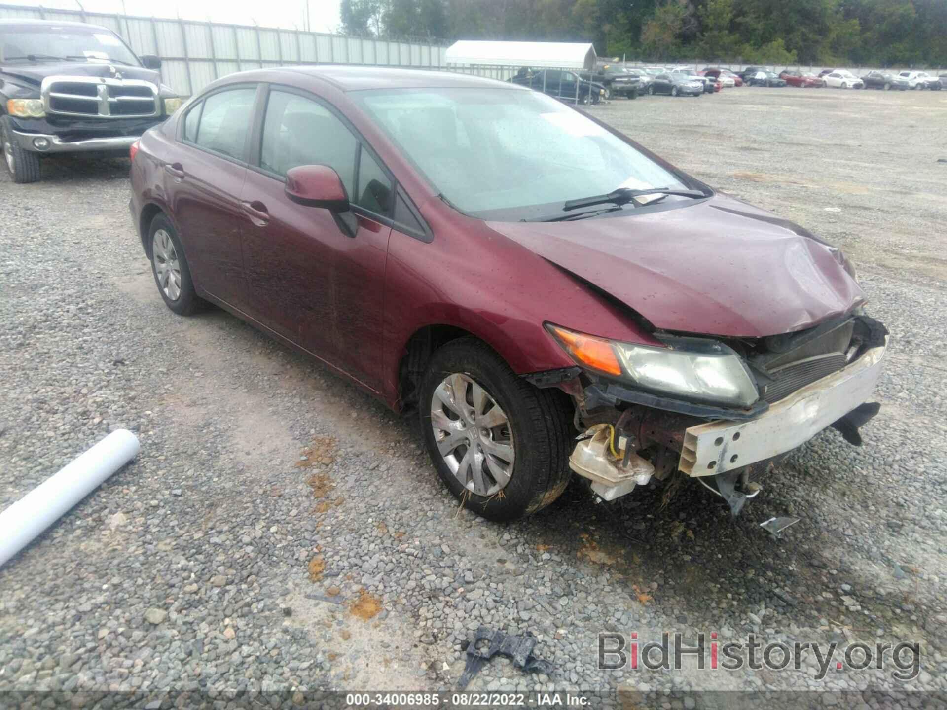 Photo 2HGFB2F57CH600762 - HONDA CIVIC SDN 2012