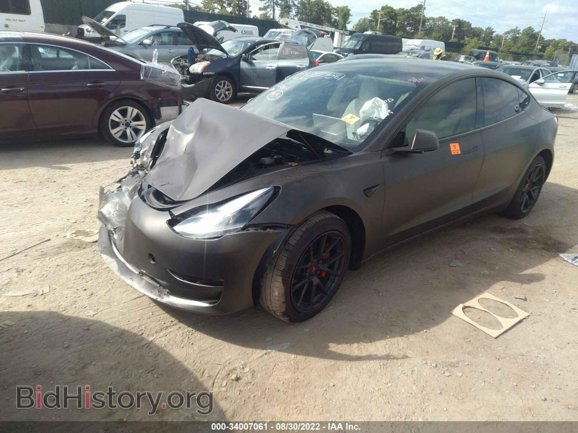 2022 TESLA MODEL 3 - VIN: 5YJ3E1EB5NF110789 - Photo 2