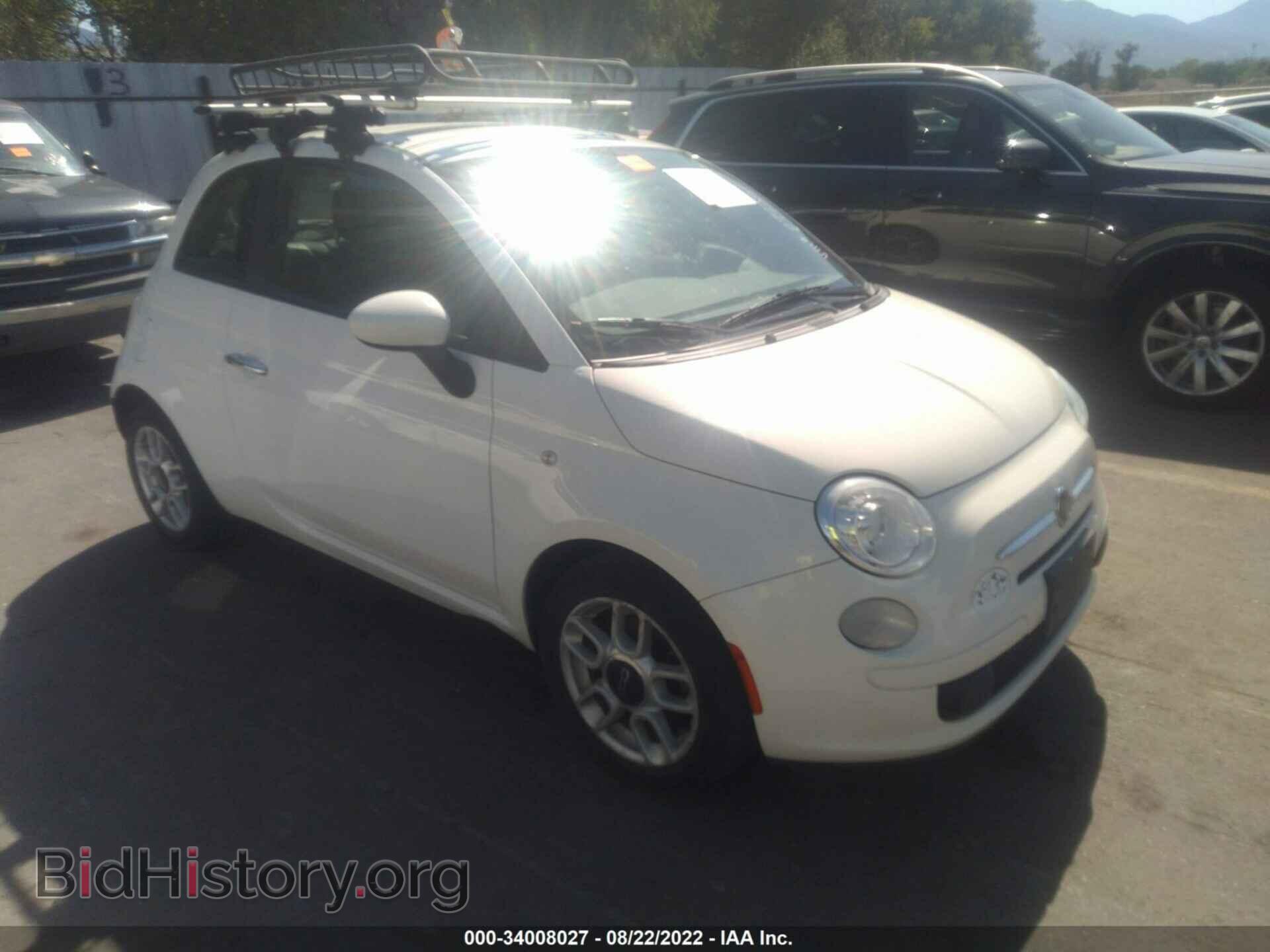 Photo 3C3CFFAR6CT277551 - FIAT 500 2012