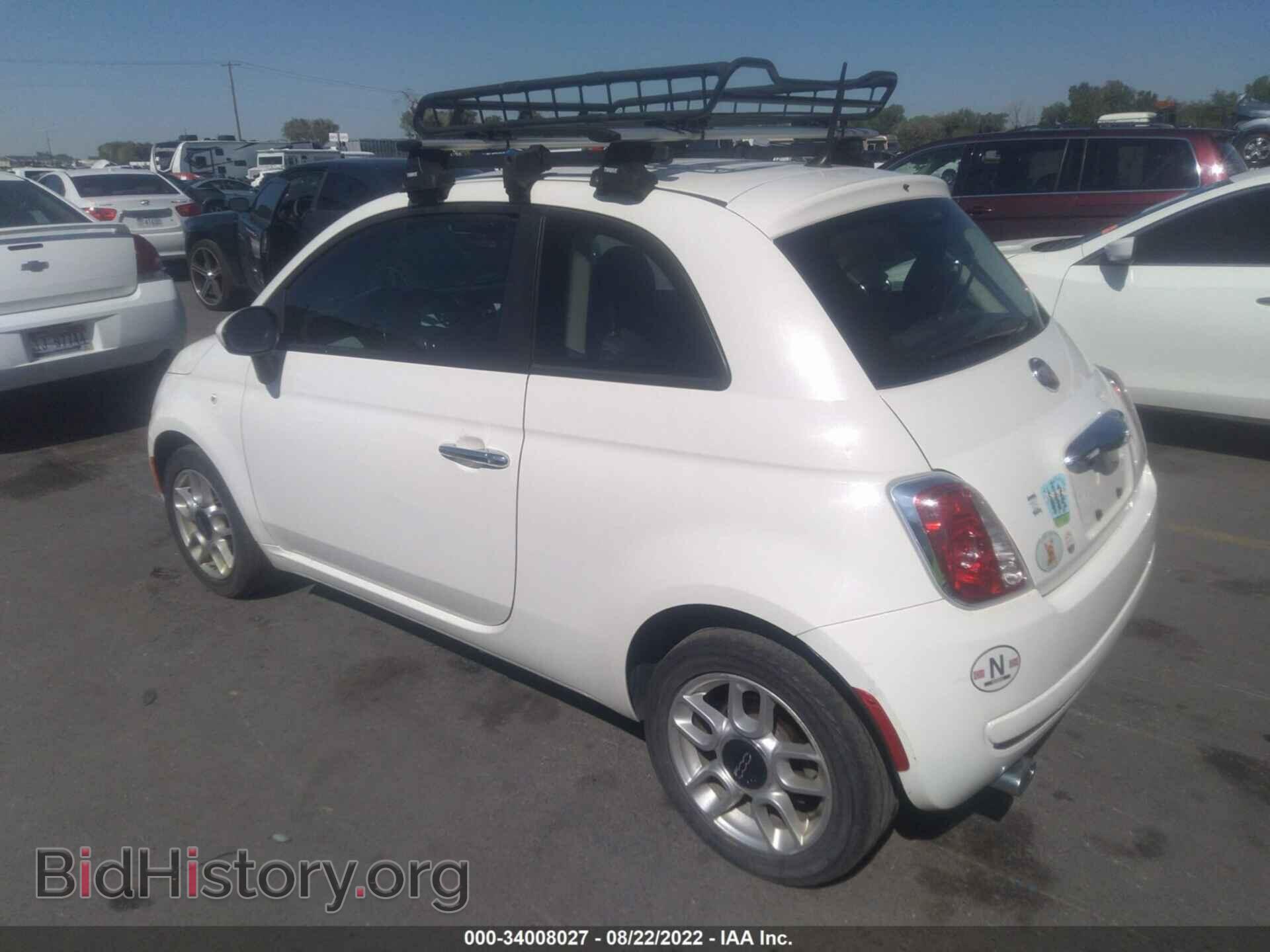 2012 FIAT 500 - VIN: 3C3CFFAR6CT277551 - Фото 3