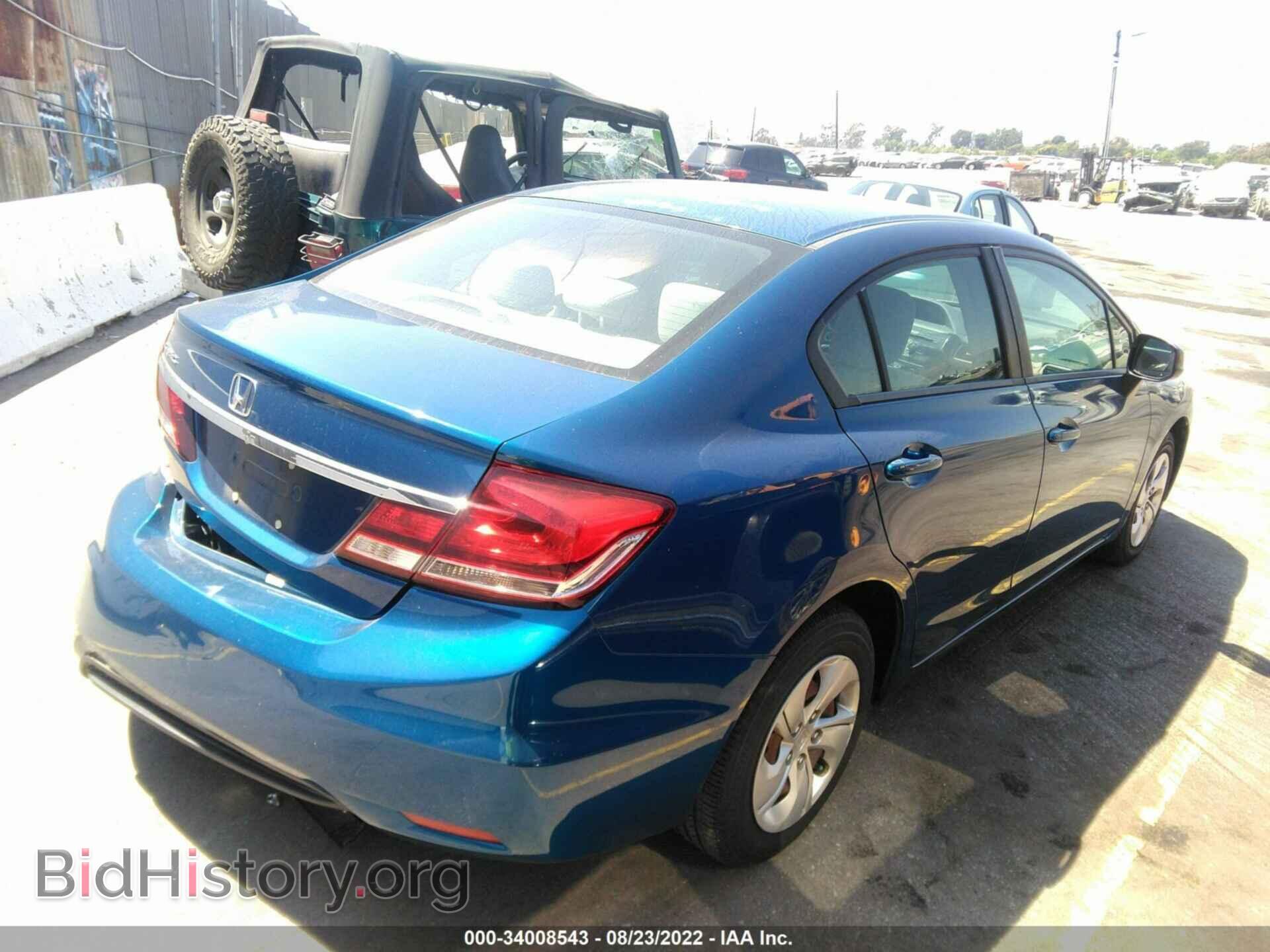2013 HONDA CIVIC SDN - VIN: 19XFB2F55DE244596 - Фото 4