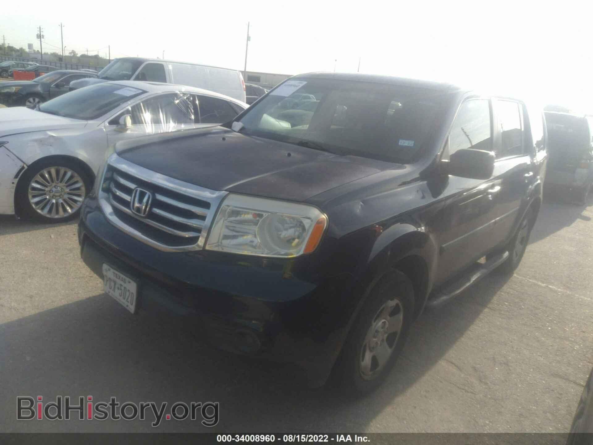 2012 HONDA PILOT - VIN: 5FNYF3H2XCB005396 - Фото 2