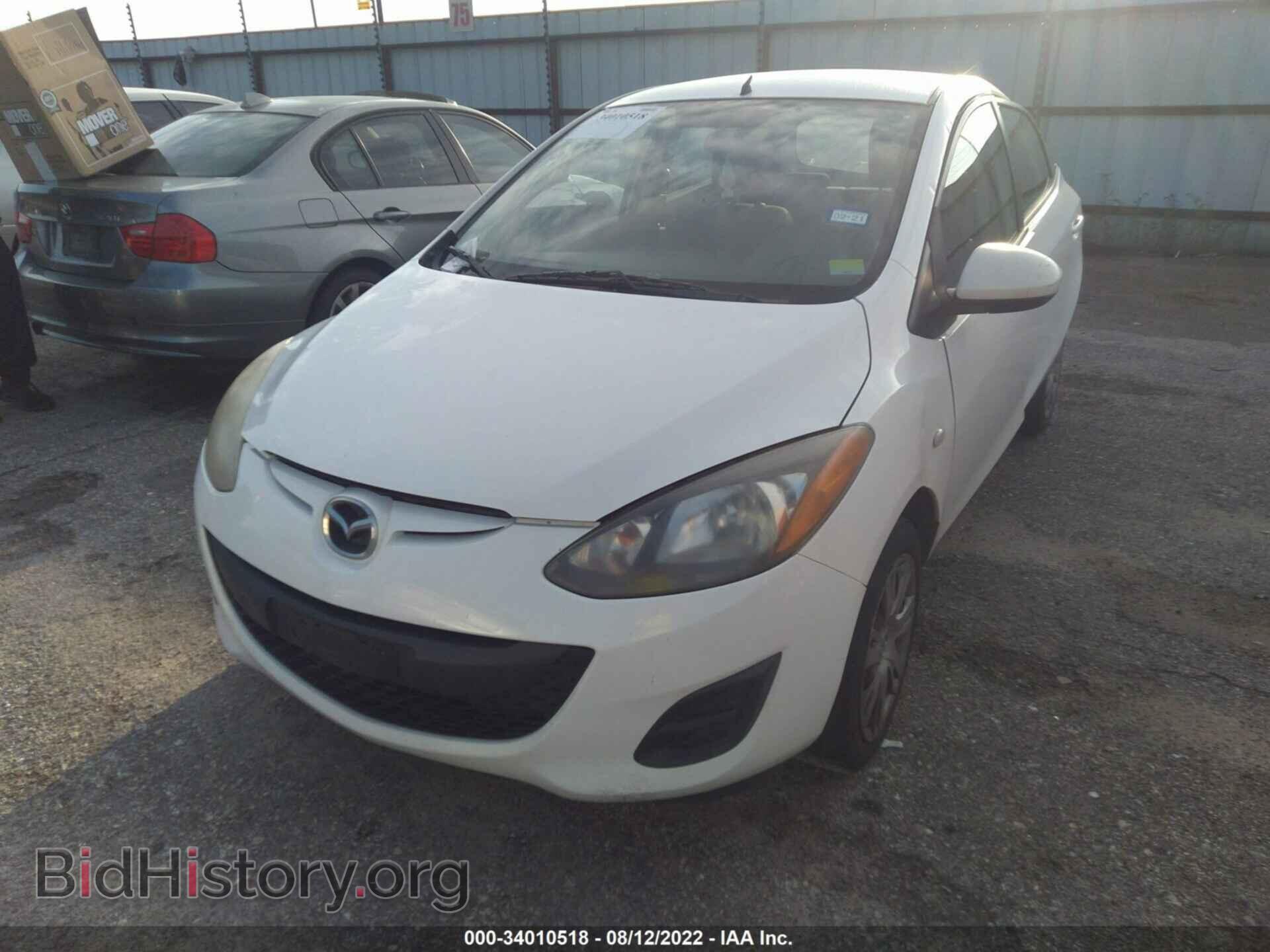 2012 MAZDA MAZDA2 - VIN: JM1DE1KY9C0144209 - Фото 2