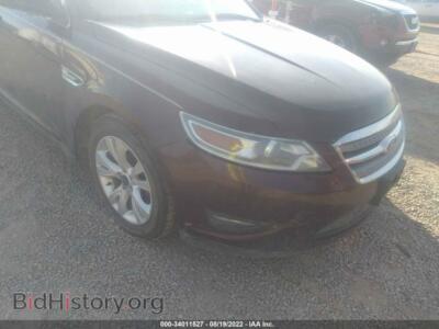 2012 Ford TAURUS SEL, темно-бордовый — VIN 1FAHP2EW4CG106640, IAAI