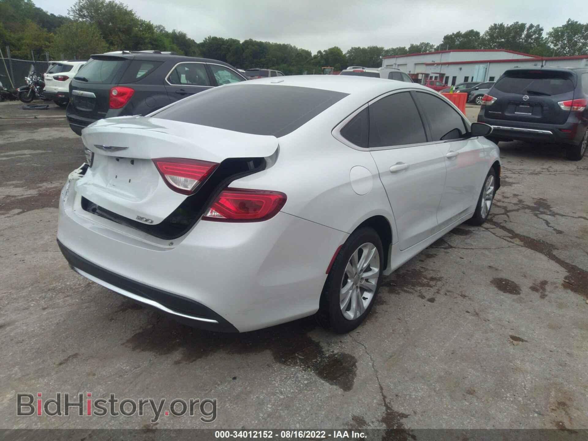 2015 CHRYSLER 200 - VIN: 1C3CCCAB0FN564253 - Фото 4