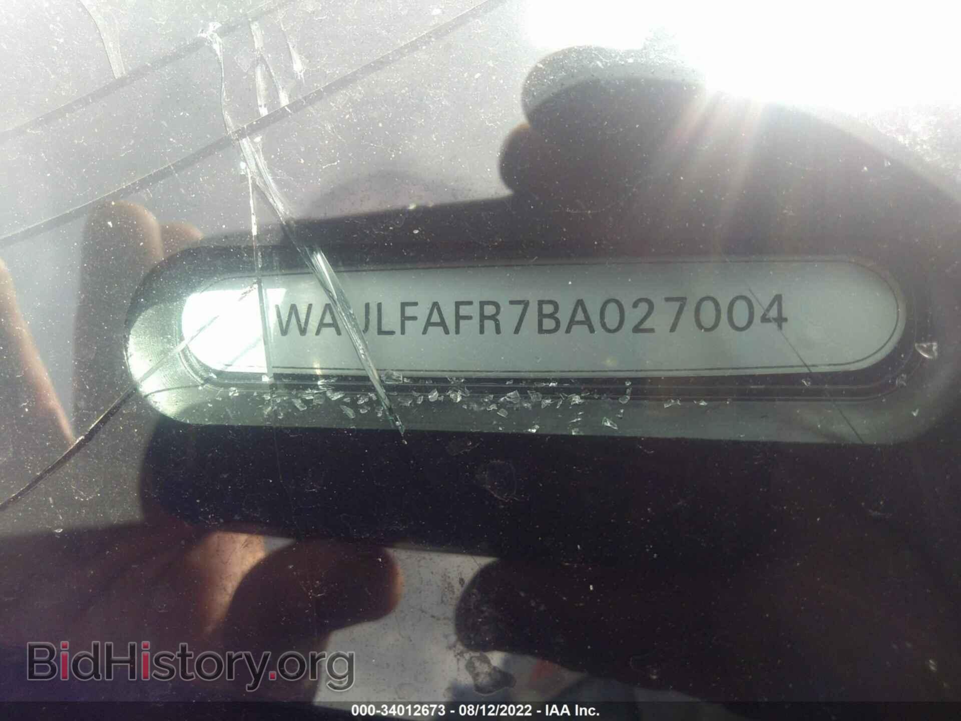 2011 AUDI A5 - VIN: WAULFAFR7BA027004 - Фото 9
