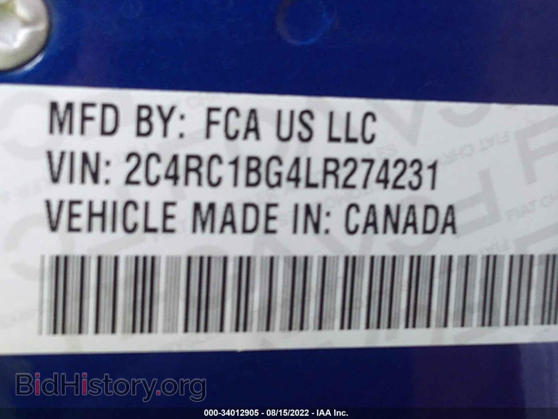 2020 CHRYSLER PACIFICA - VIN: 2C4RC1BG4LR274231 - Photo 9