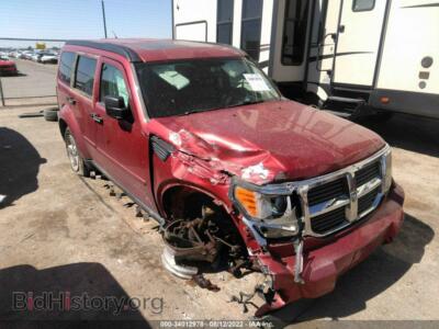 2007 Dodge NITRO SLT, red — VIN 1D8GU58K47W655292, IAAI