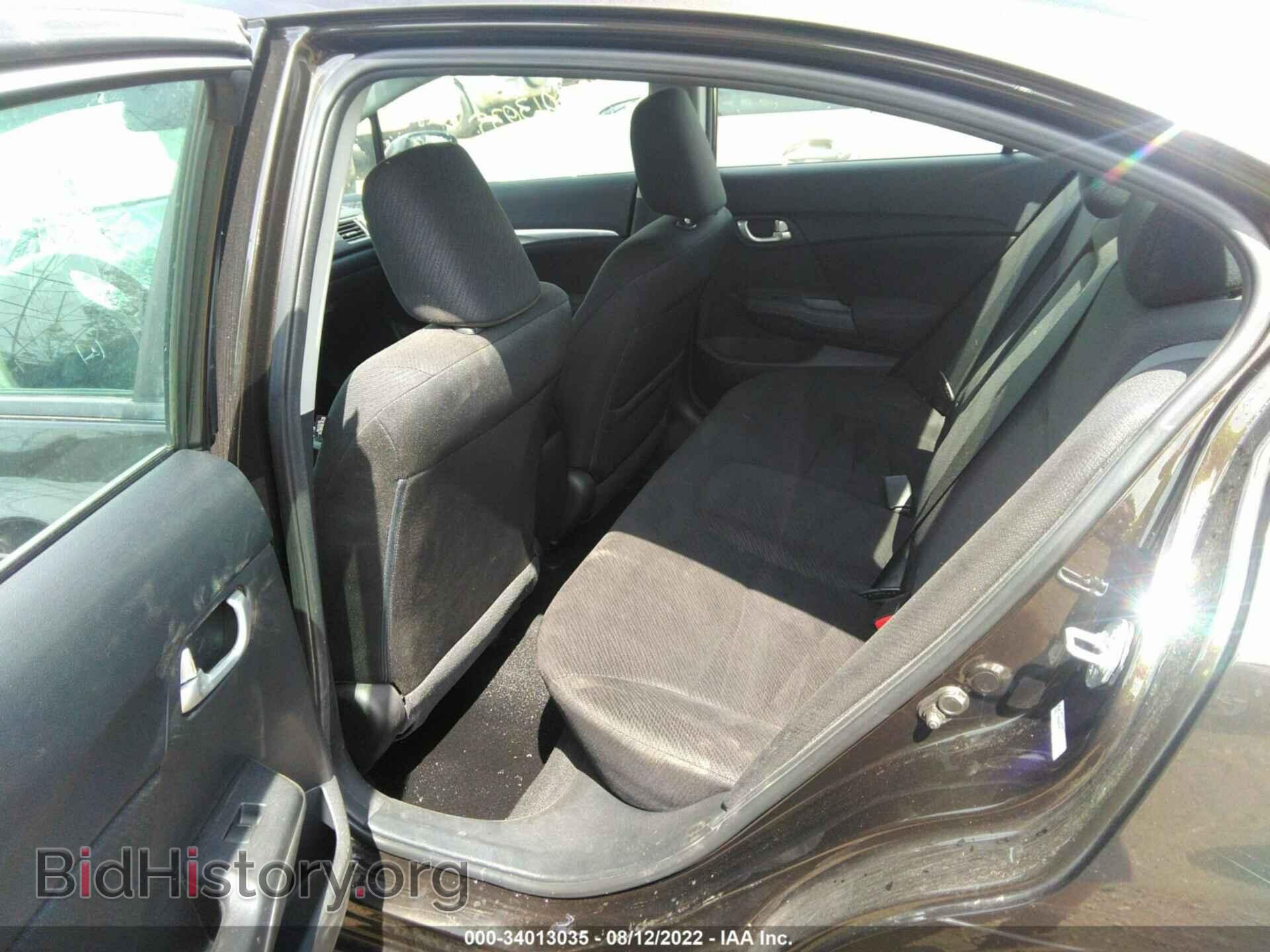 2013 HONDA CIVIC SDN - VIN: 19XFB2F86DE032106 - Фото 8