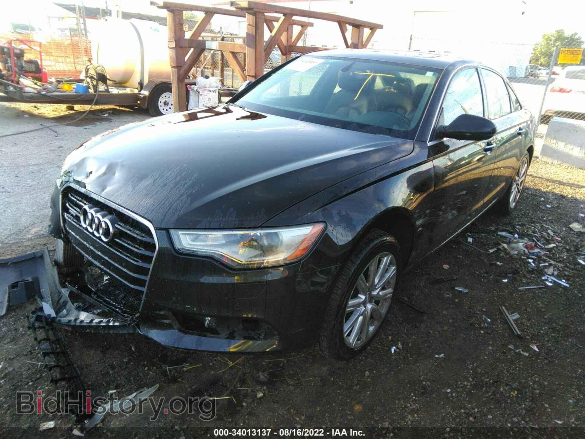 2013 AUDI A6 - VIN: WAUGFAFC7DN150374 - Фото 2
