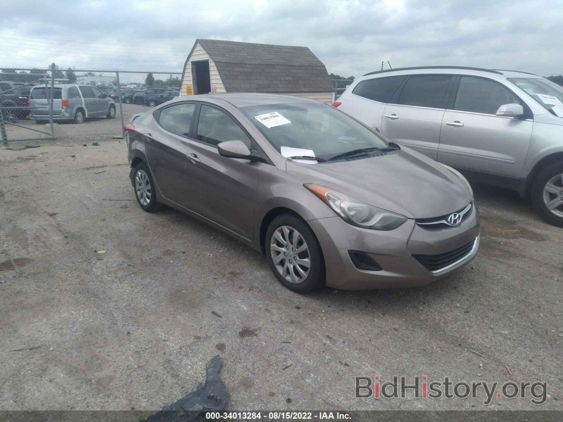 Photo 5NPDH4AEXDH203322 - HYUNDAI ELANTRA 2013