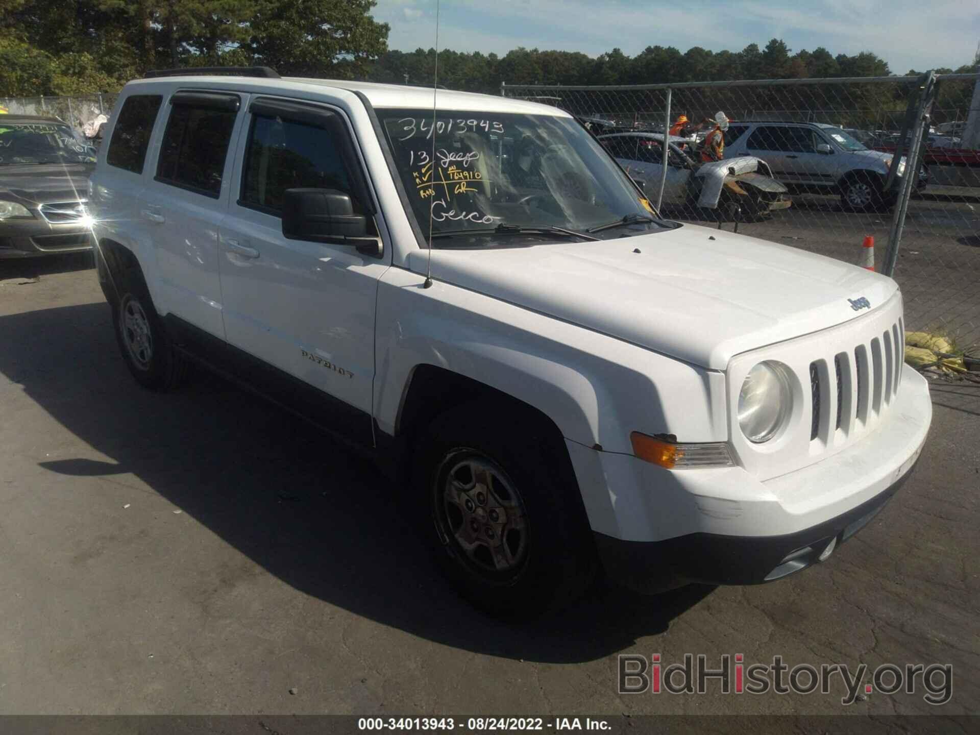 Photo 1C4NJPBA5DD139086 - JEEP PATRIOT 2013