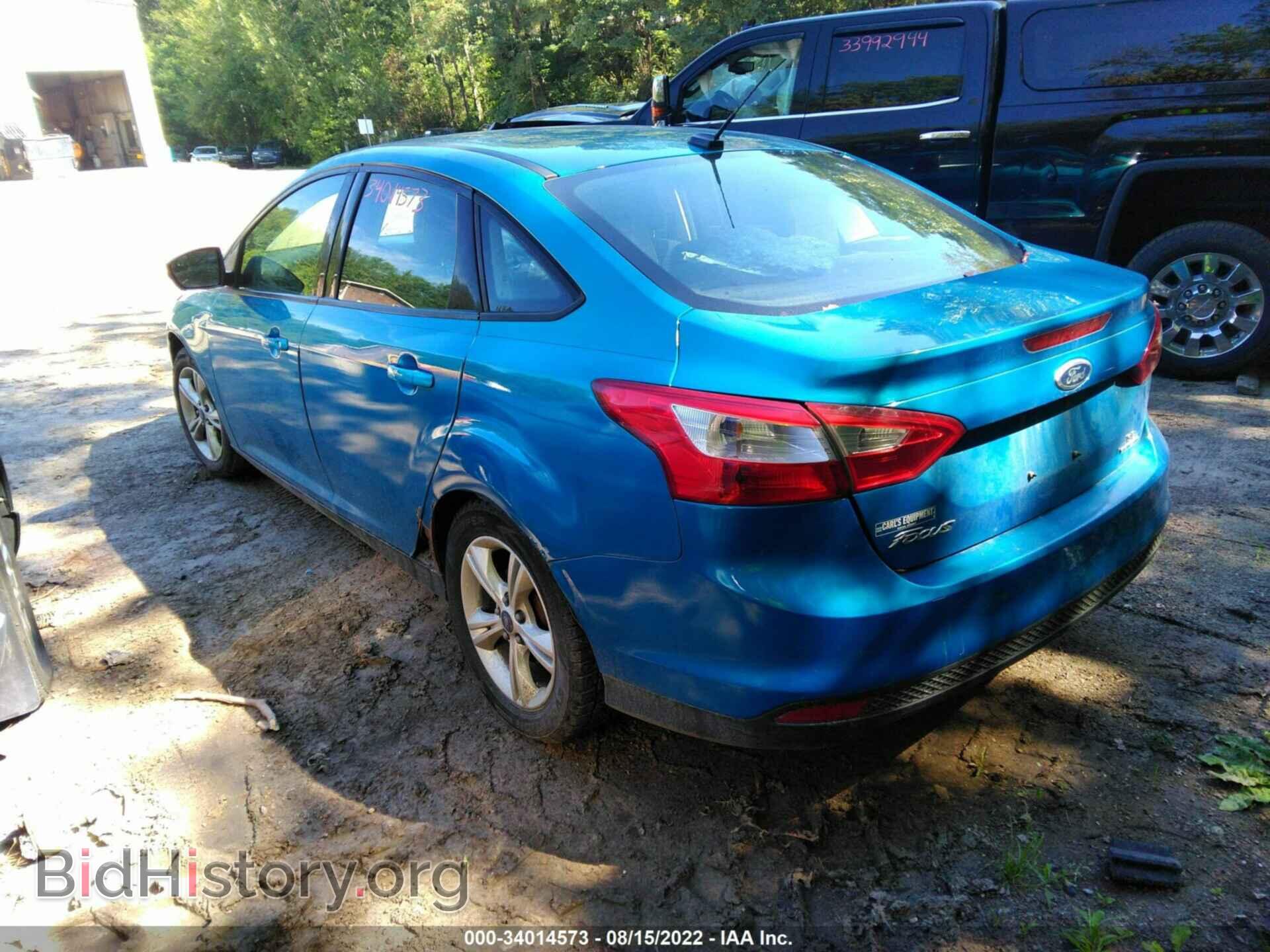 2014 FORD FOCUS - VIN: 1FADP3F27EL215149 - Фото 3