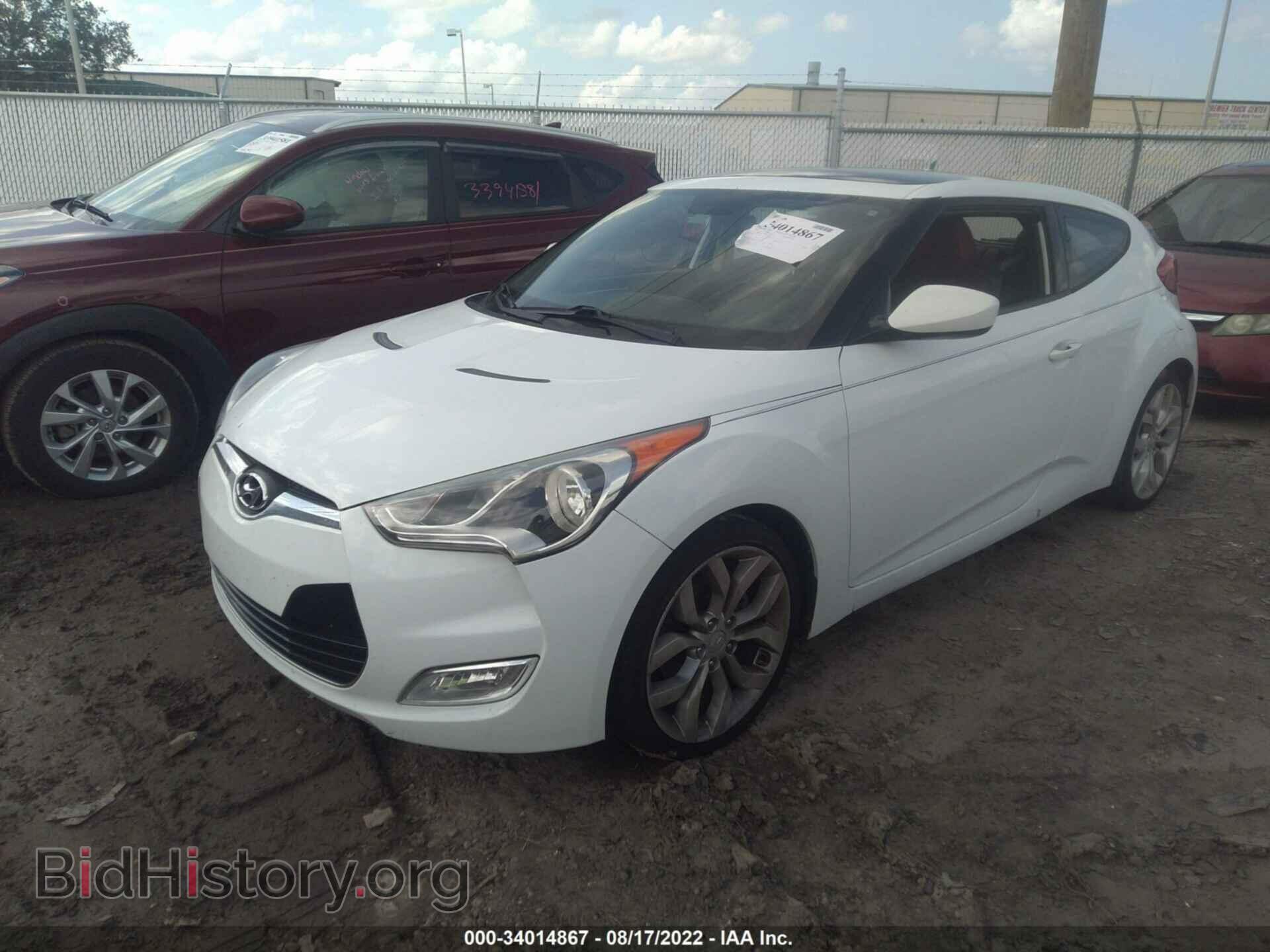 2012 HYUNDAI VELOSTER - VIN: KMHTC6AD1CU031808 - Фото 2