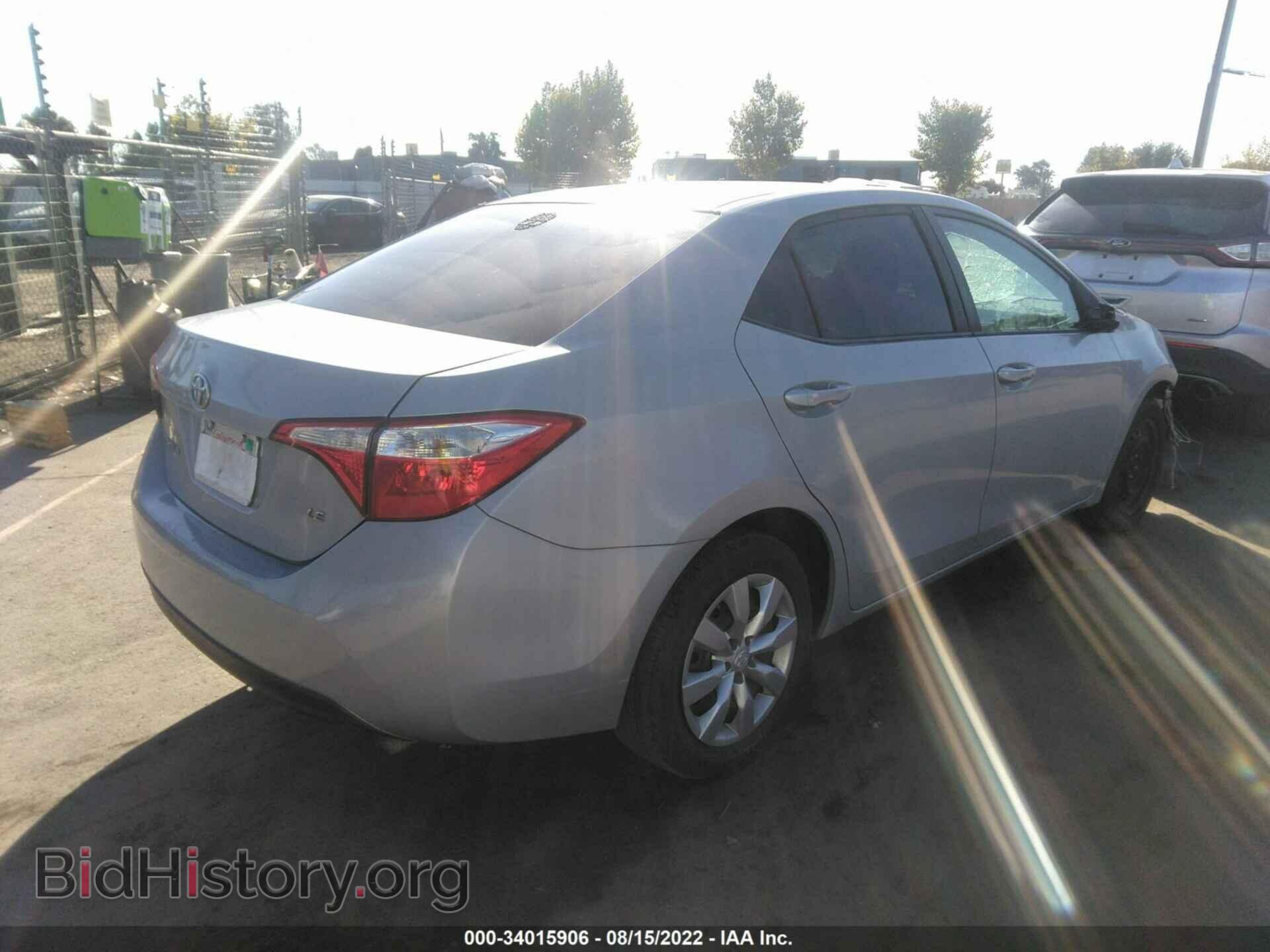 2014 TOYOTA COROLLA - VIN: 5YFBURHE3EP099198 - Фото 4