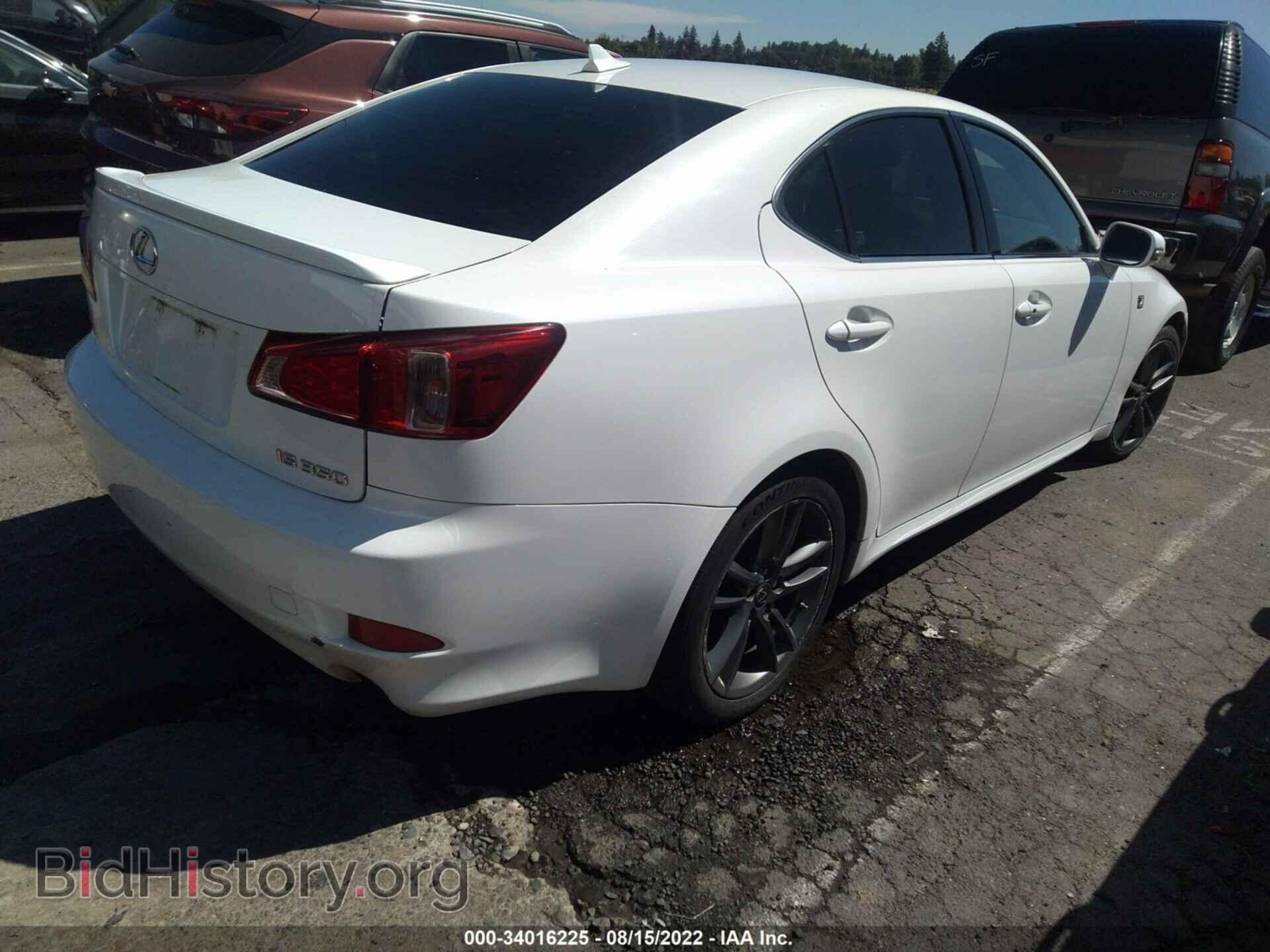2012 LEXUS IS 350 - VIN: JTHBE5C24C5030600 - Фото 4