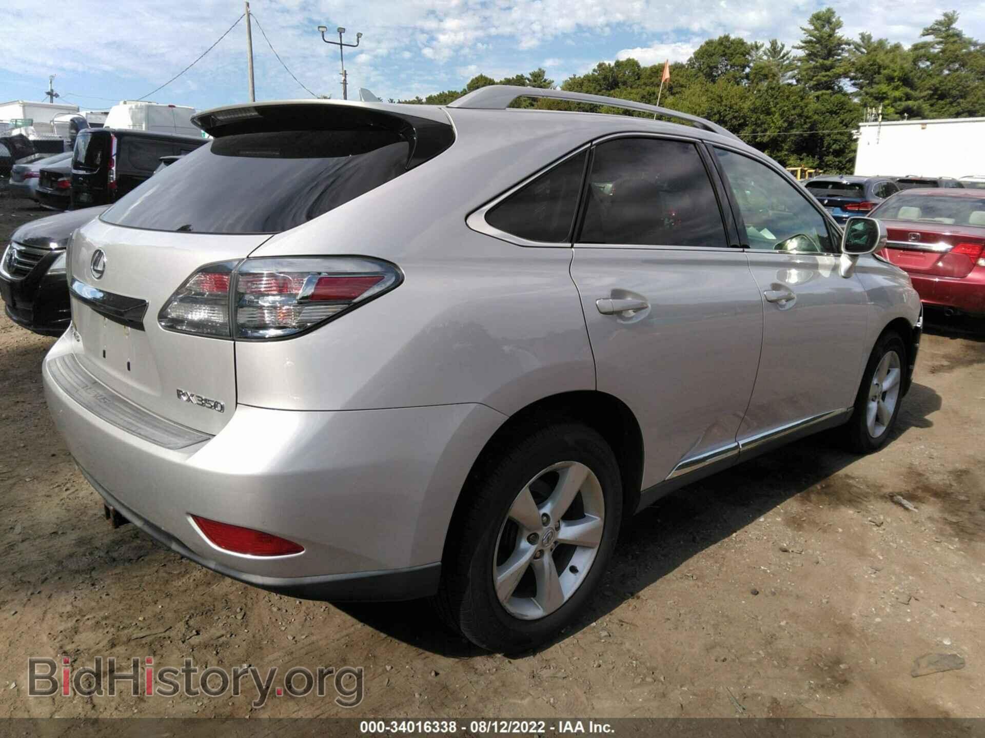 2010 LEXUS RX 350 - VIN: 2T2BK1BAXAC037221 - Фото 4