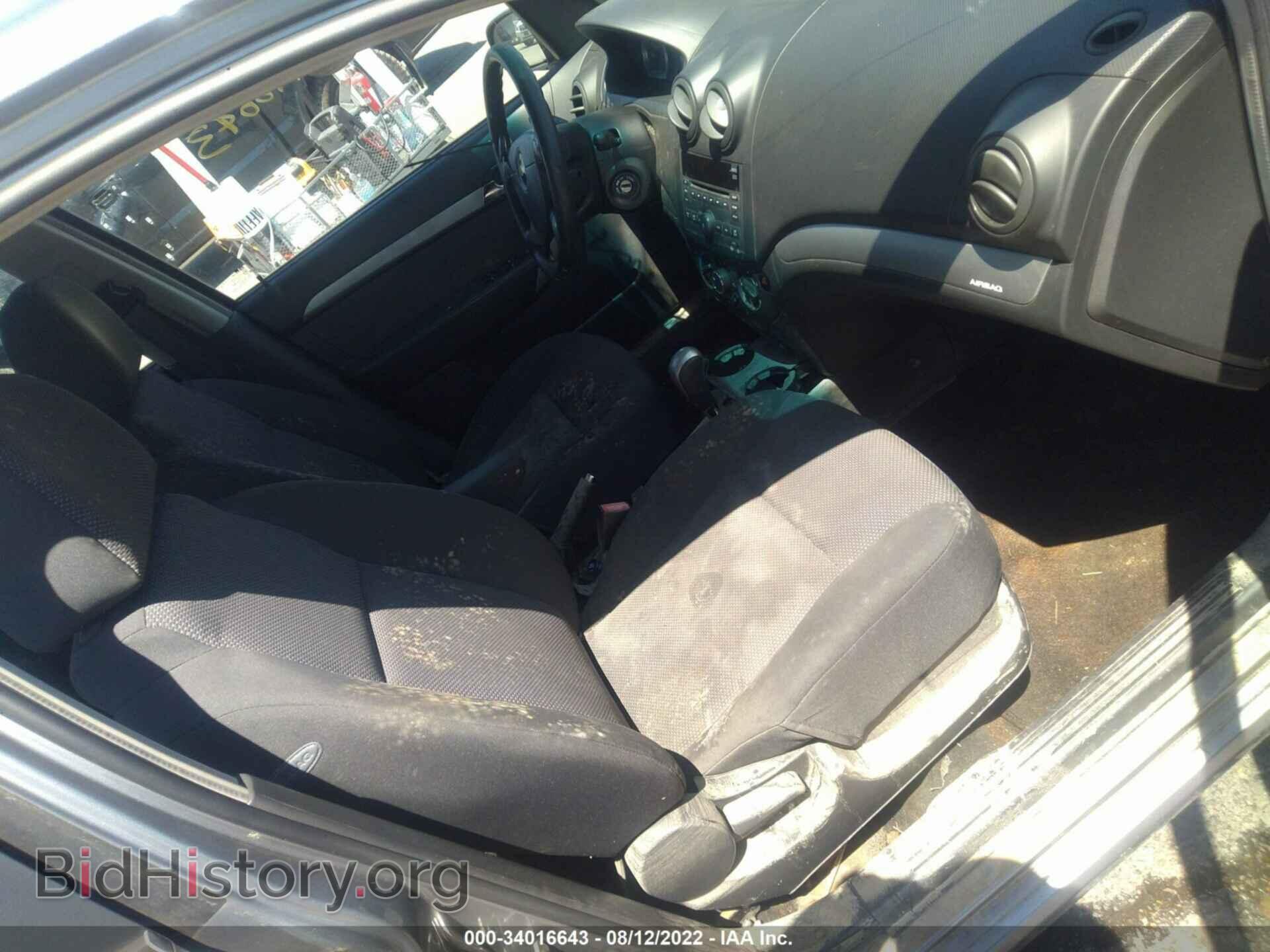 2011 CHEVROLET AVEO - VIN: KL1TD5DE5BB162550 - Фото 5