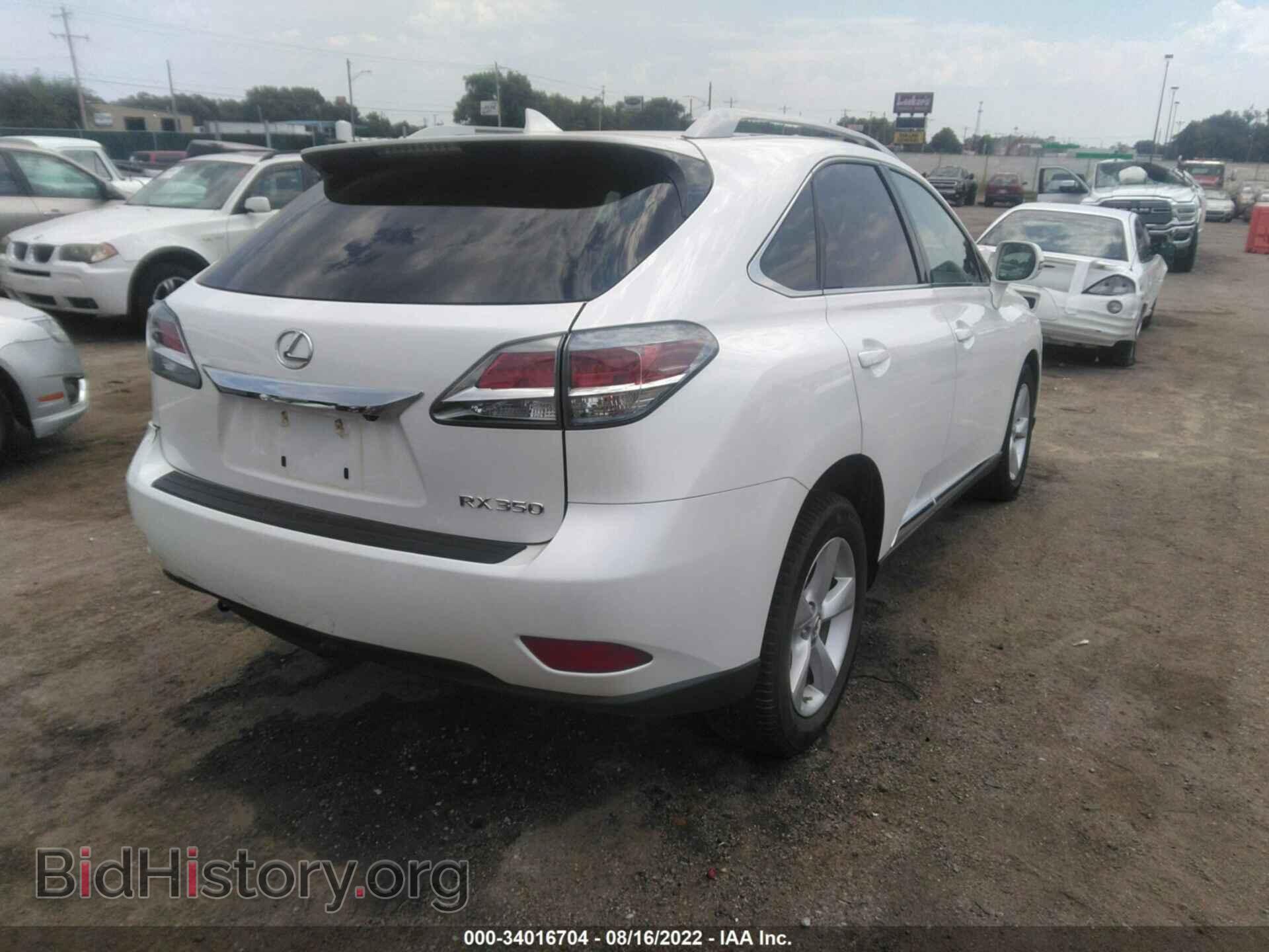 2015 LEXUS RX 350 - VIN: 2T2BK1BA3FC339988 - Фото 4