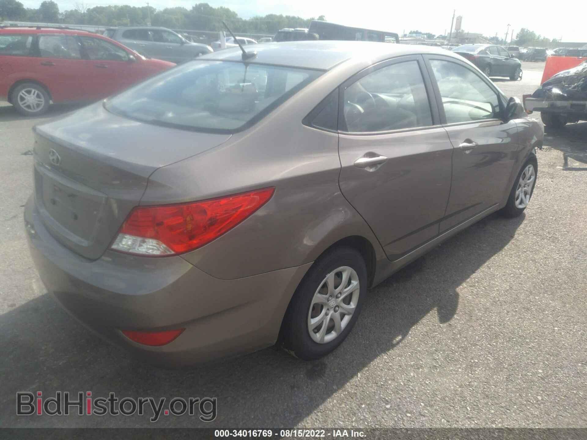 2013 HYUNDAI ACCENT - VIN: KMHCT4AE2DU532074 - Фото 4