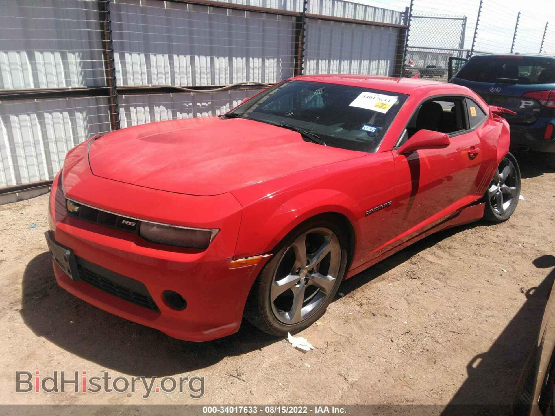2014 CHEVROLET CAMARO - VIN: 2G1FB1E31E9294494 - Фото 2
