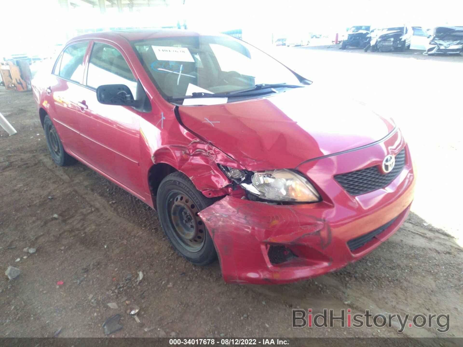 Photo 1NXBU40EX9Z132314 - TOYOTA COROLLA 2009