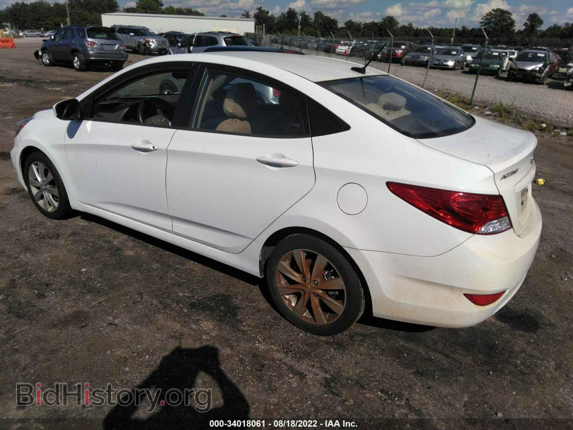 2012 HYUNDAI ACCENT - VIN: KMHCU4AE7CU226659 - Фото 3
