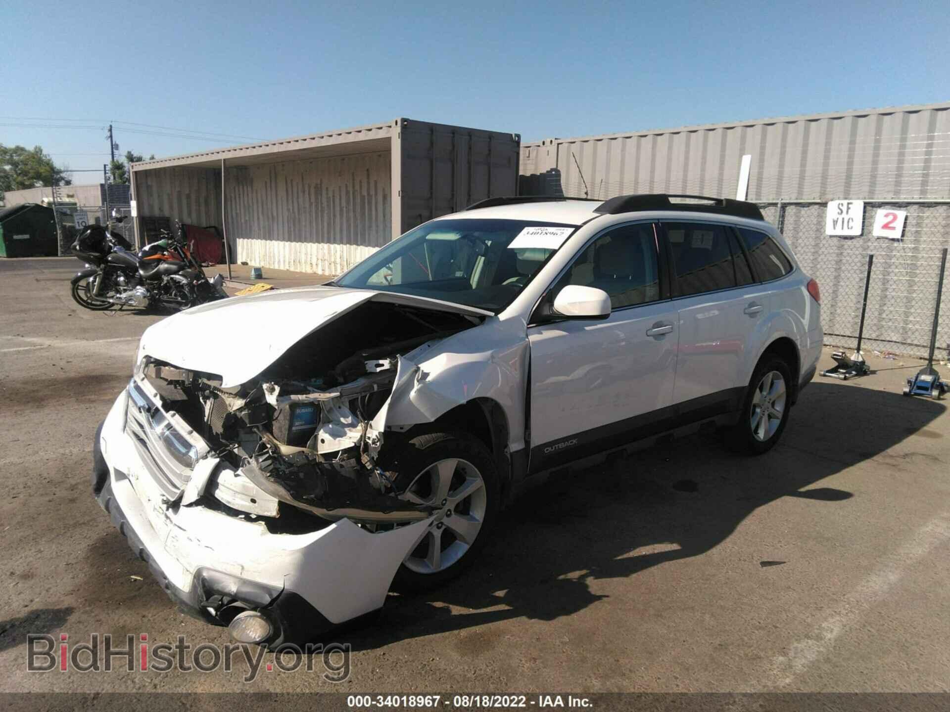 2014 SUBARU OUTBACK - VIN: 4S4BRBCC2E3291148 - Фото 2