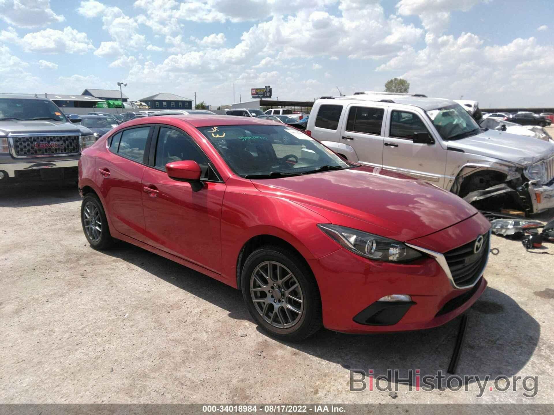 Photo JM1BM1U71E1124452 - MAZDA MAZDA3 2014