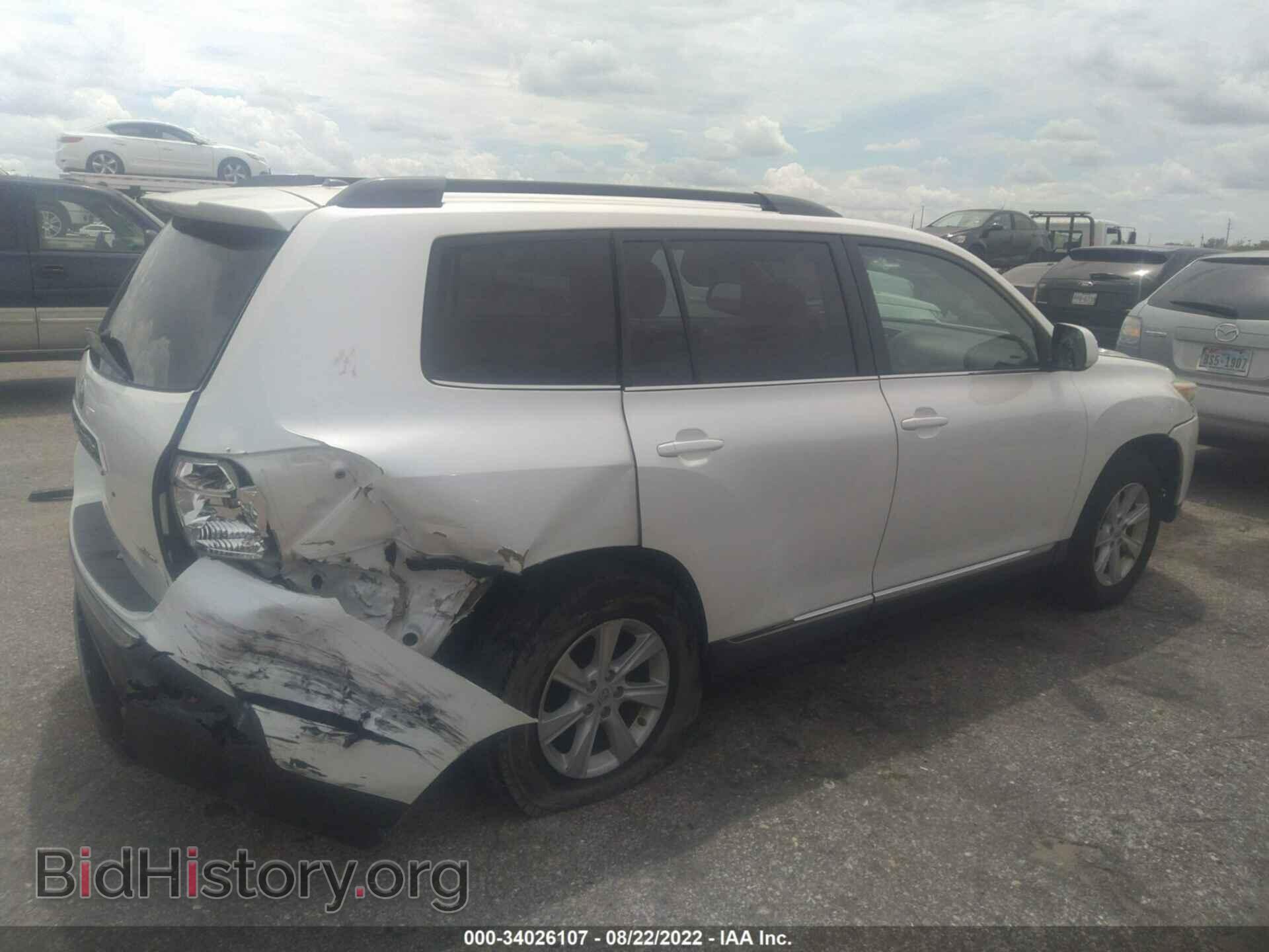 2012 TOYOTA HIGHLANDER - VIN: 5TDBK3EH1CS102931 - Фото 4