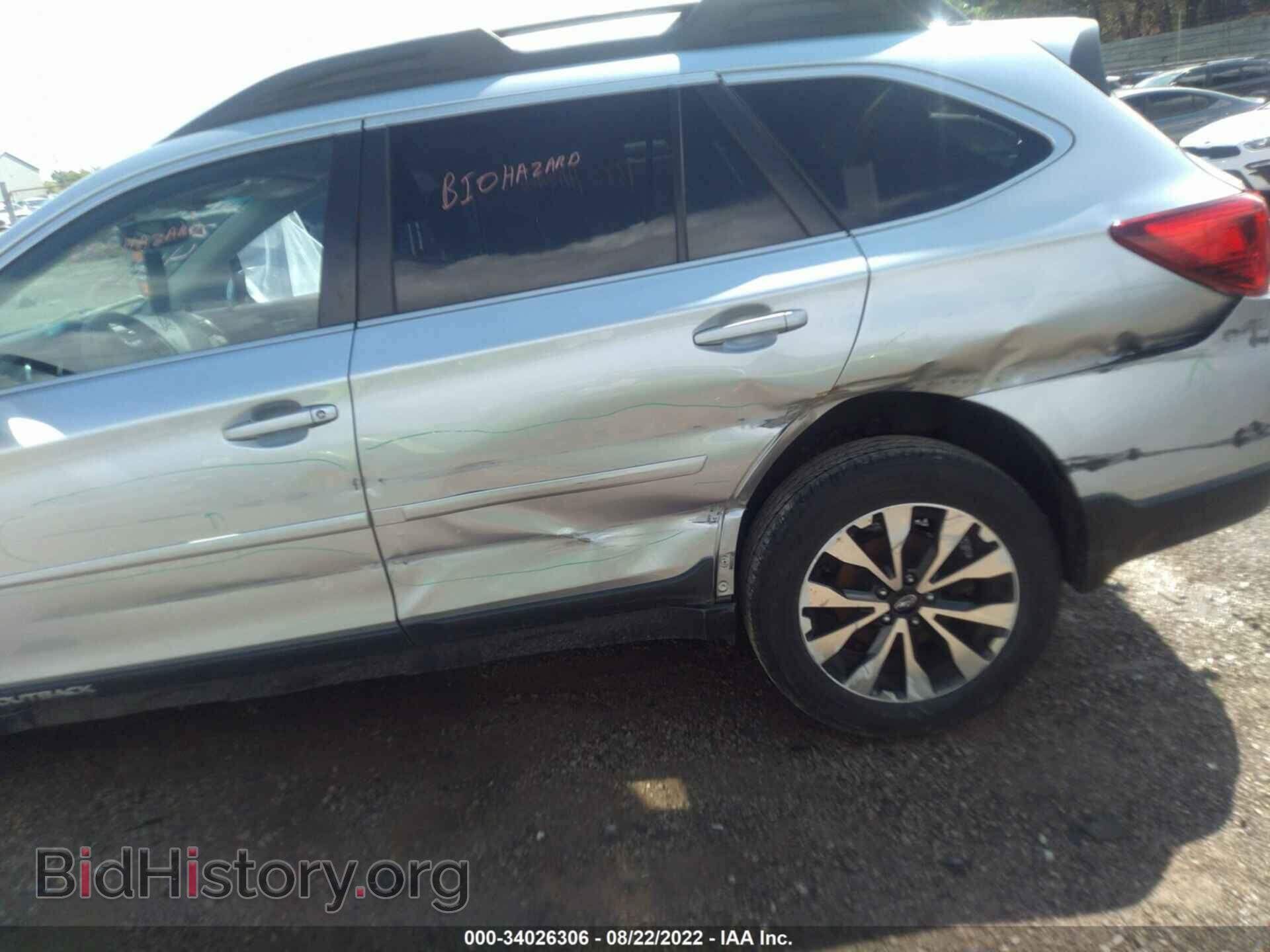 2016 SUBARU OUTBACK - VIN: 4S4BSBNC4G3254414 - Фото 6