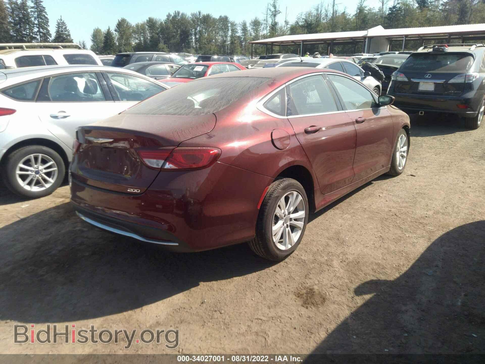 2016 CHRYSLER 200 - VIN: 1C3CCCABXGN170129 - Фото 4