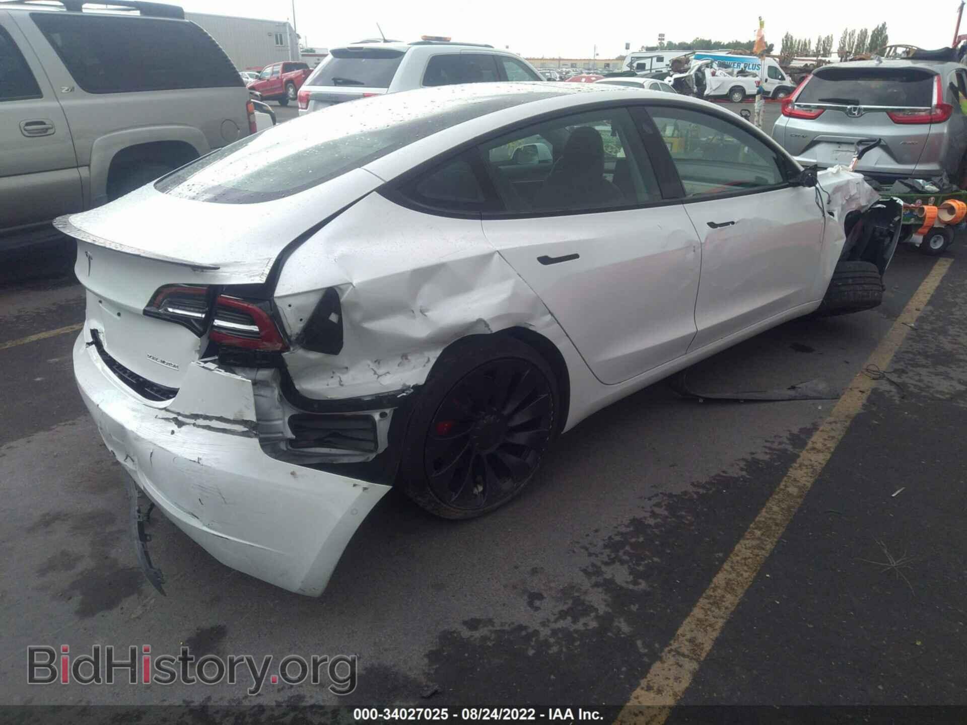 2022 TESLA MODEL 3 - VIN: 5YJ3E1EC5NF296830 - Фото 4