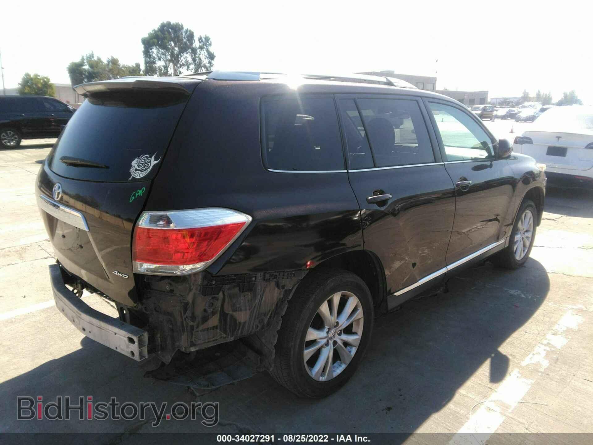 2013 TOYOTA HIGHLANDER - VIN: 5TDBK3EH8DS209010 - Photo 4