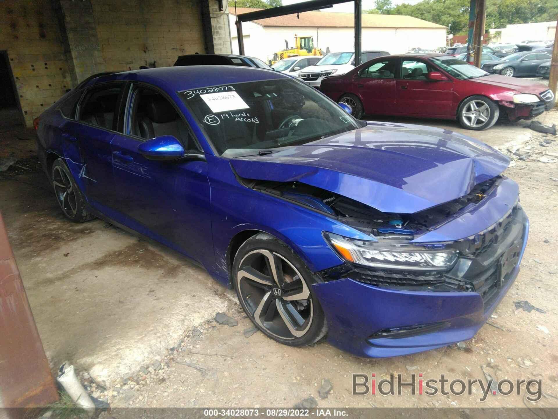 Photo 1HGCV1F31KA170193 - HONDA ACCORD SEDAN 2019