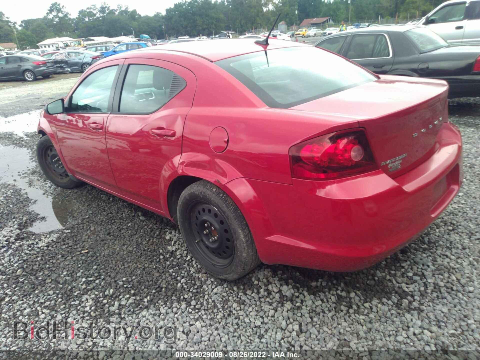 2013 DODGE AVENGER - VIN: 1C3CDZAB0DN682445 - Фото 3