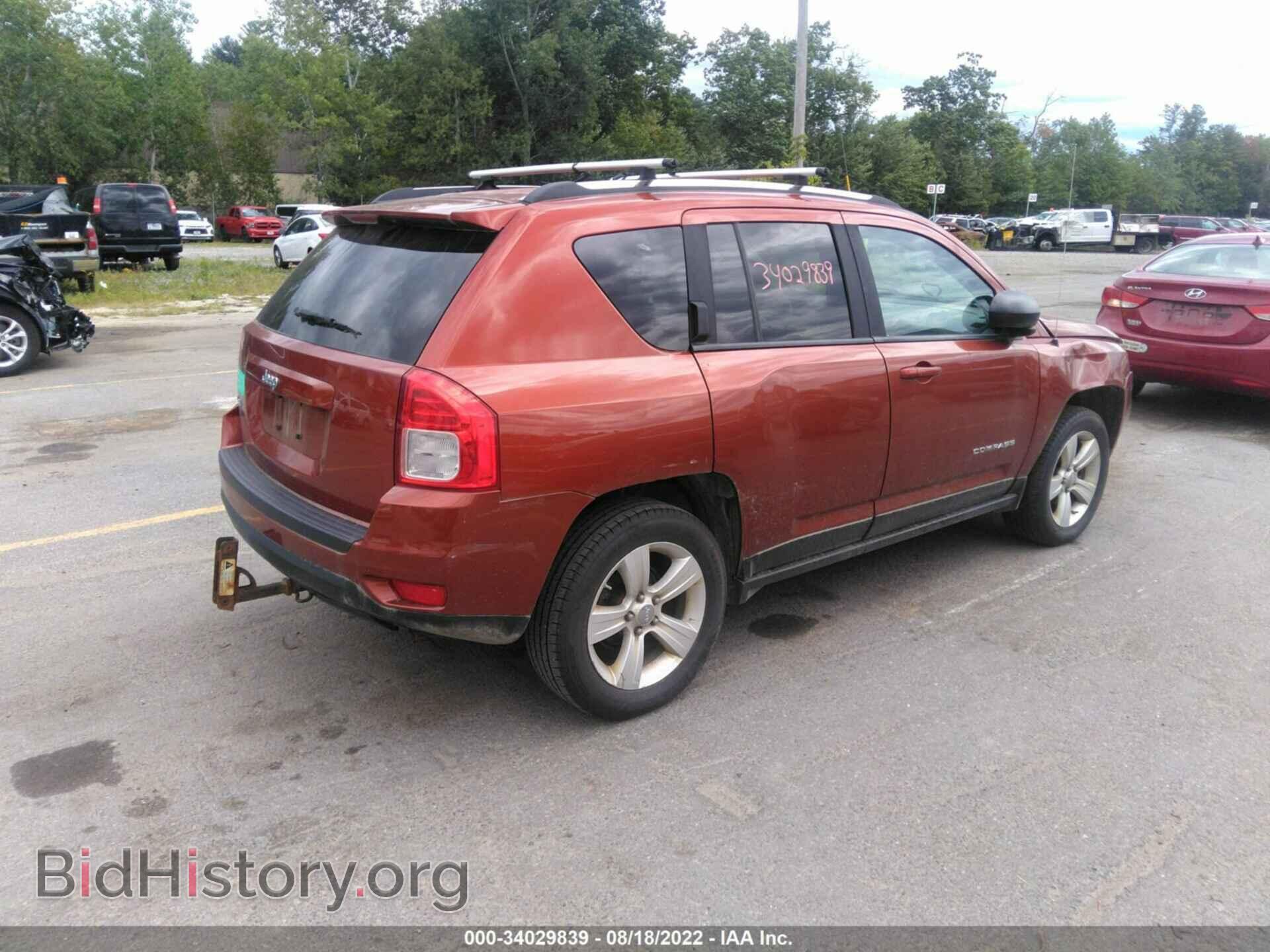 2012 JEEP COMPASS - VIN: 1C4NJDBB7CD570082 - Фото 4