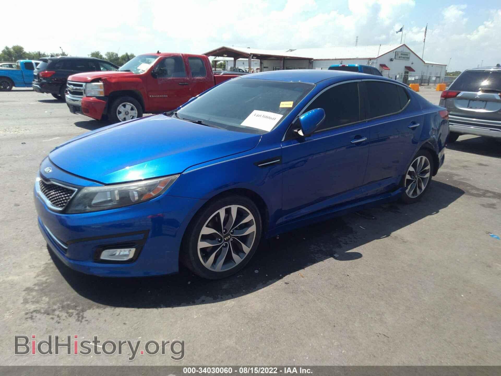 2015 KIA OPTIMA - VIN: 5XXGR4A71FG474991 - Фото 2
