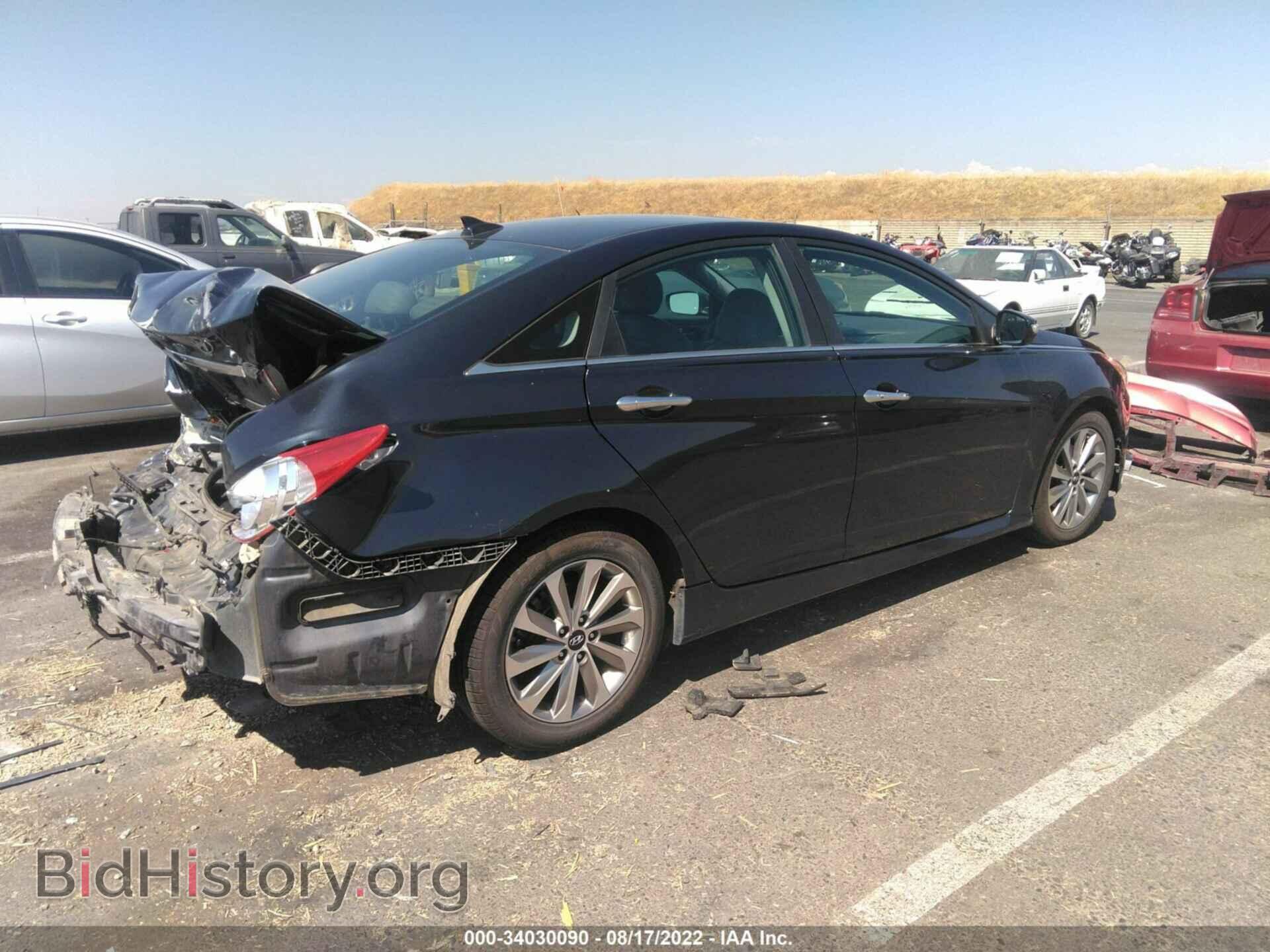 2014 HYUNDAI SONATA - VIN: 5NPEC4AC0EH840898 - Фото 4