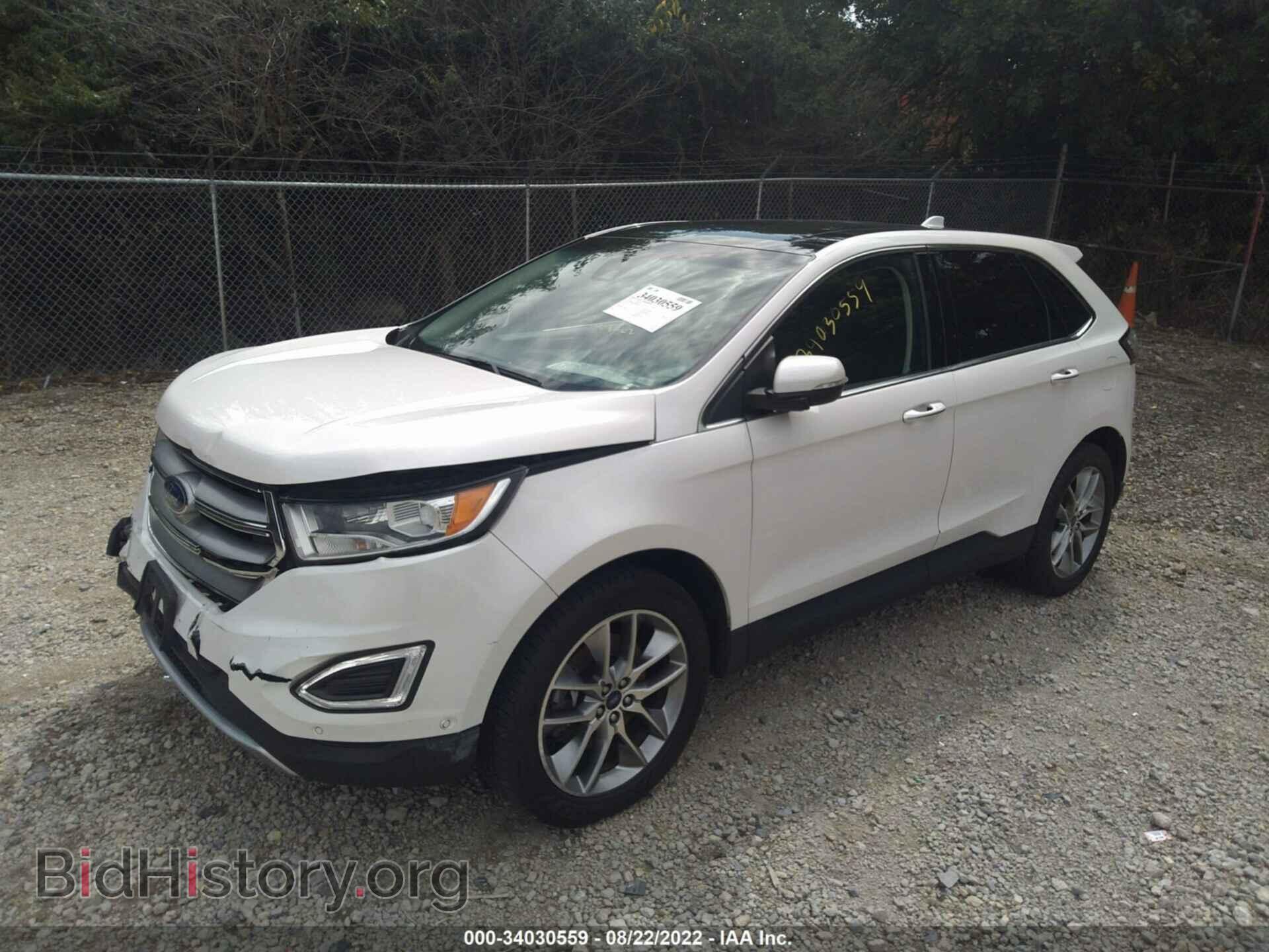 2016 FORD EDGE - VIN: 2FMPK4K93GBB82227 - Photo 2