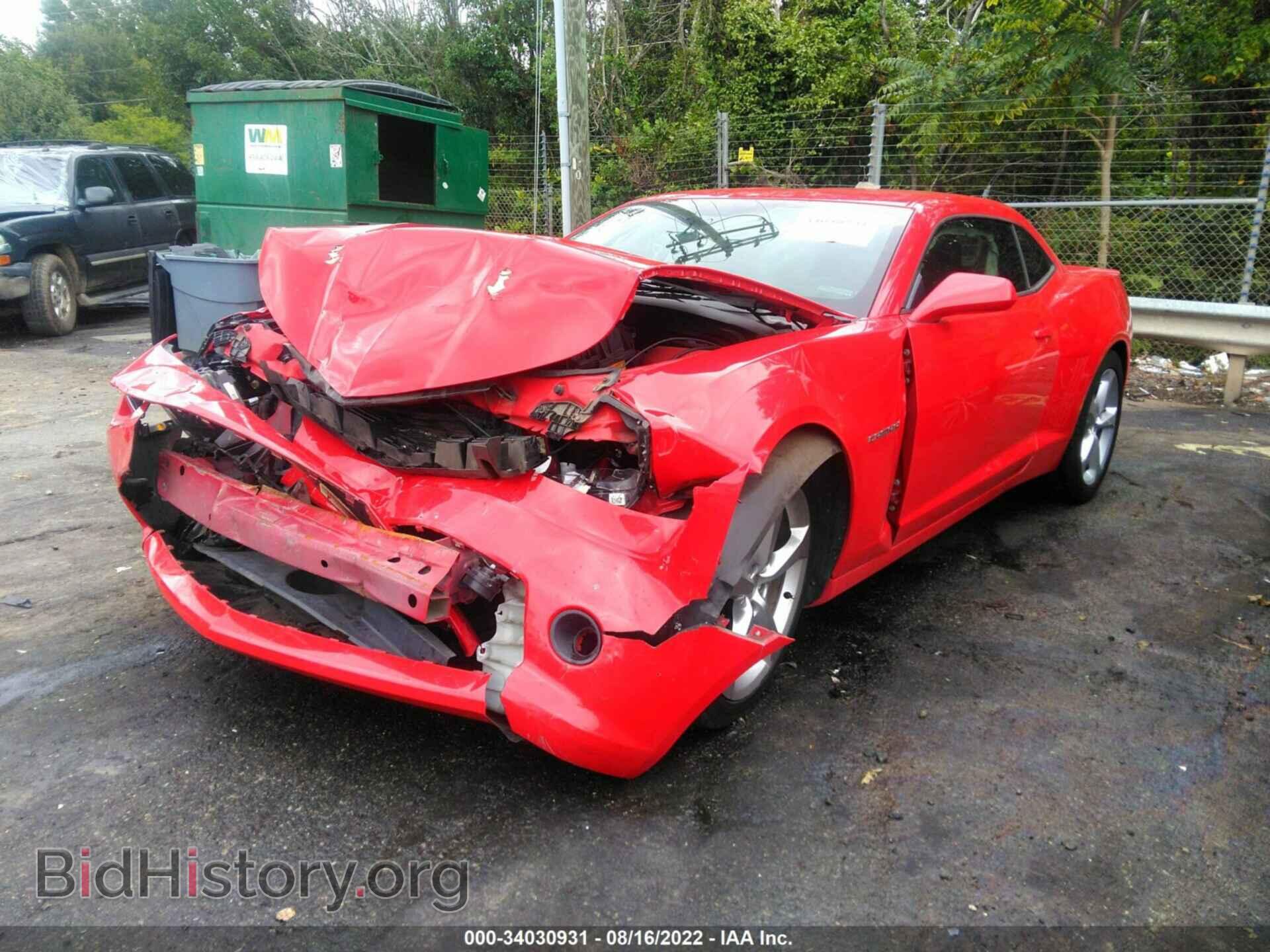 2015 CHEVROLET CAMARO - VIN: 2G1FF1E32F9200337 - Фото 2
